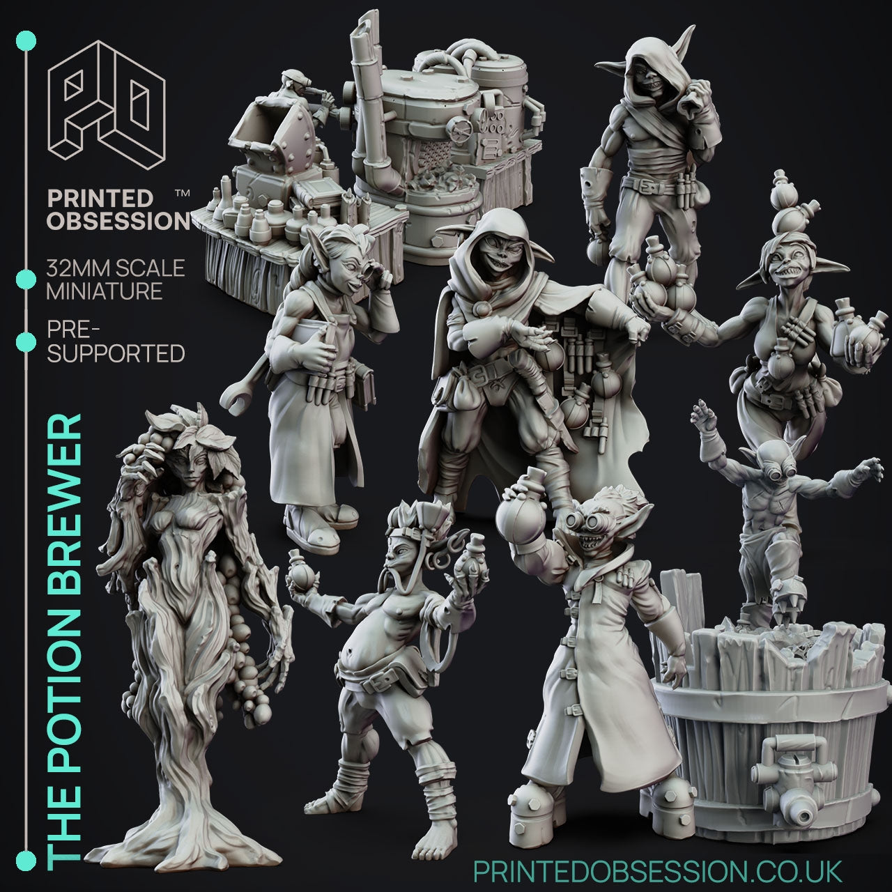 3D printed Bunch of goblins mini's