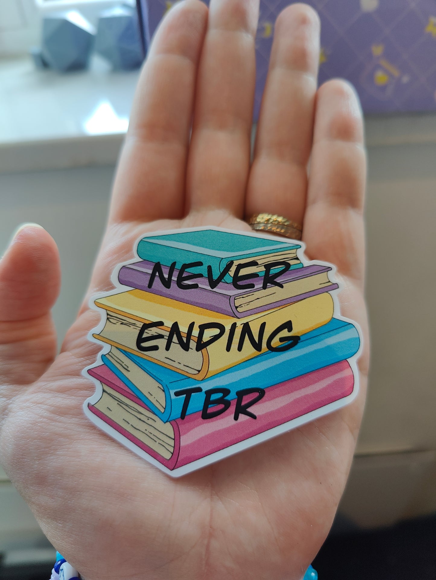 Never ending TBR sticker