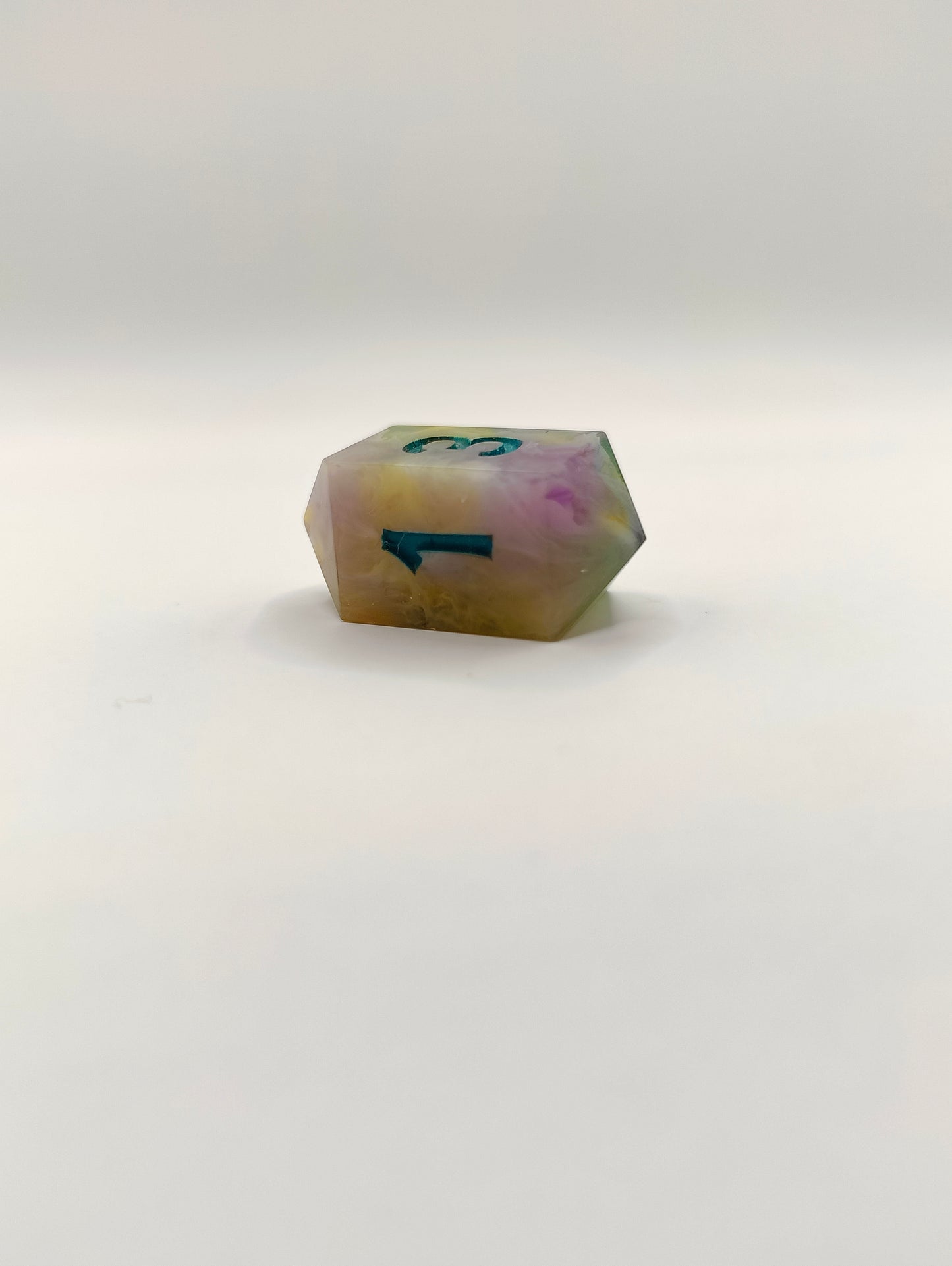 Handmade mini Single Crystal D4: The feywild