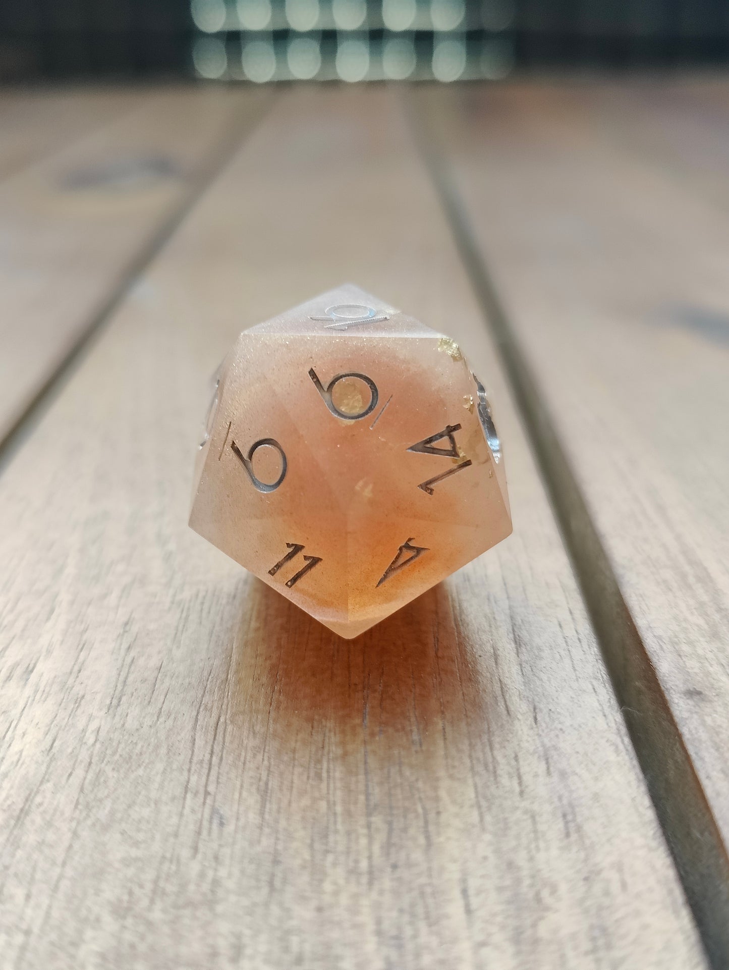 Handmade 30 mm D20: Celestial Rose