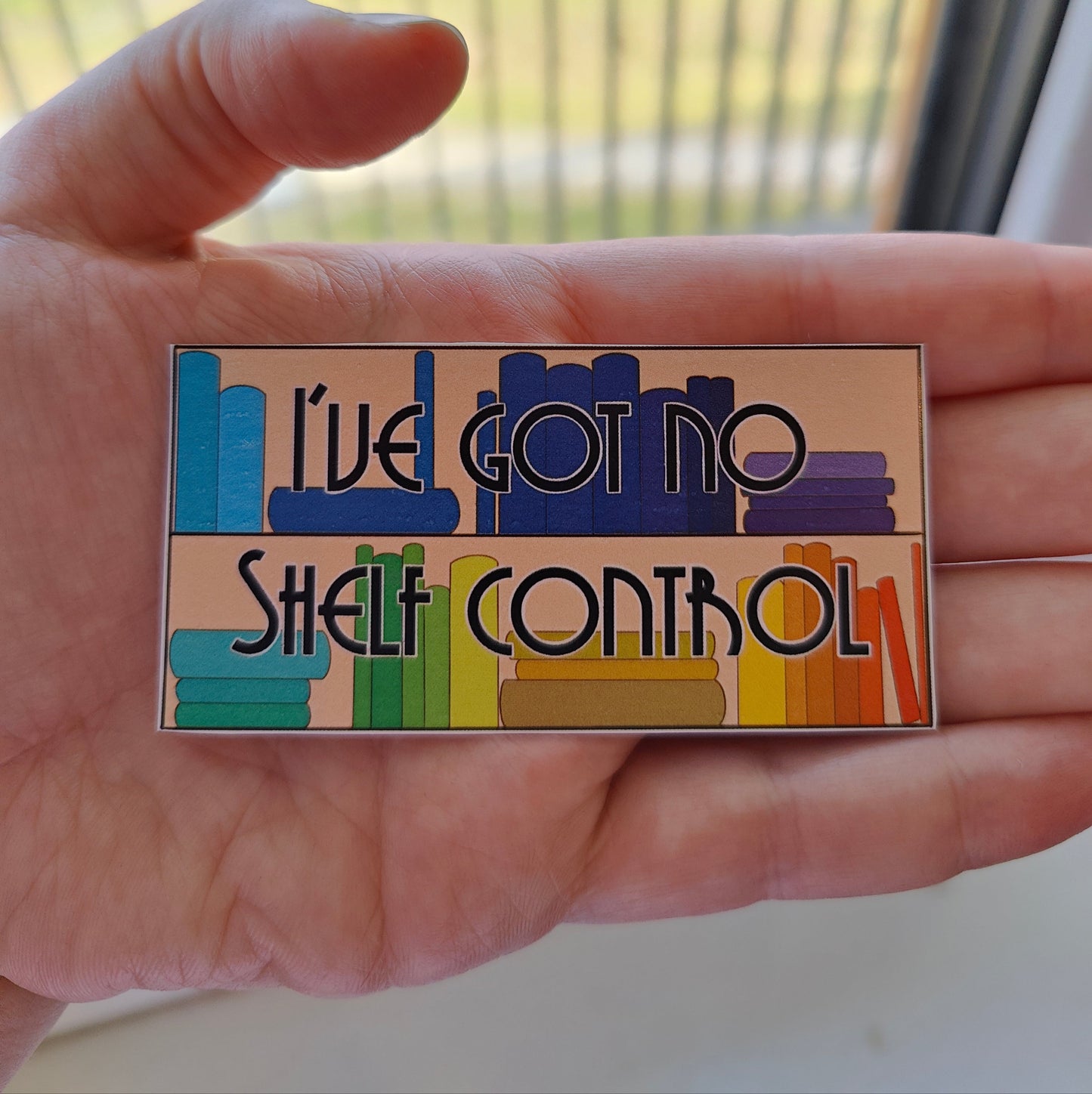 I've got no shelf control sticker