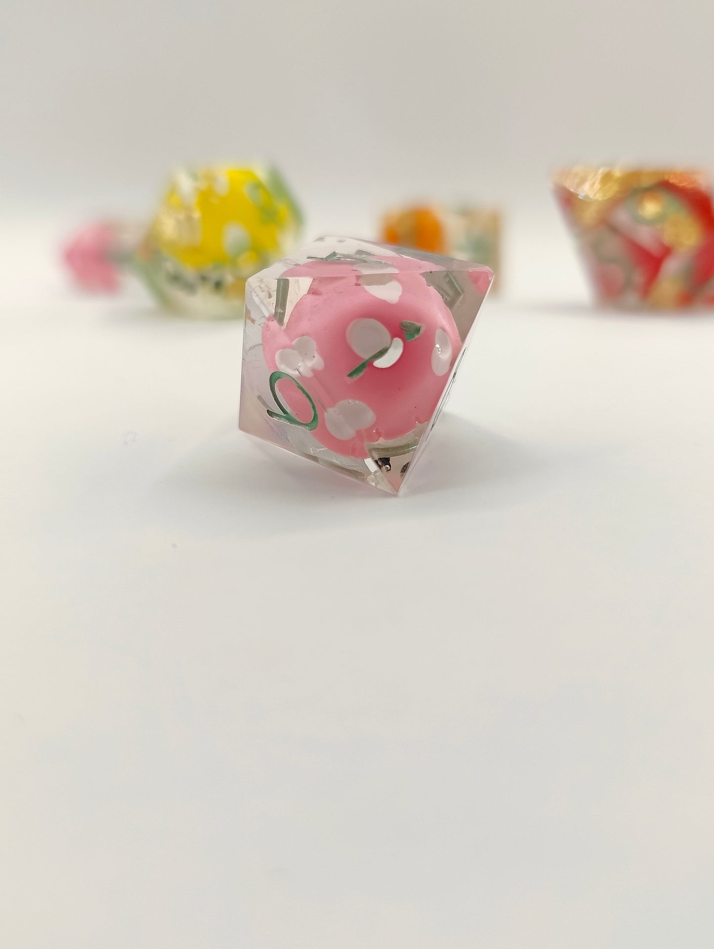 Handmade dice set: Fun-guy
