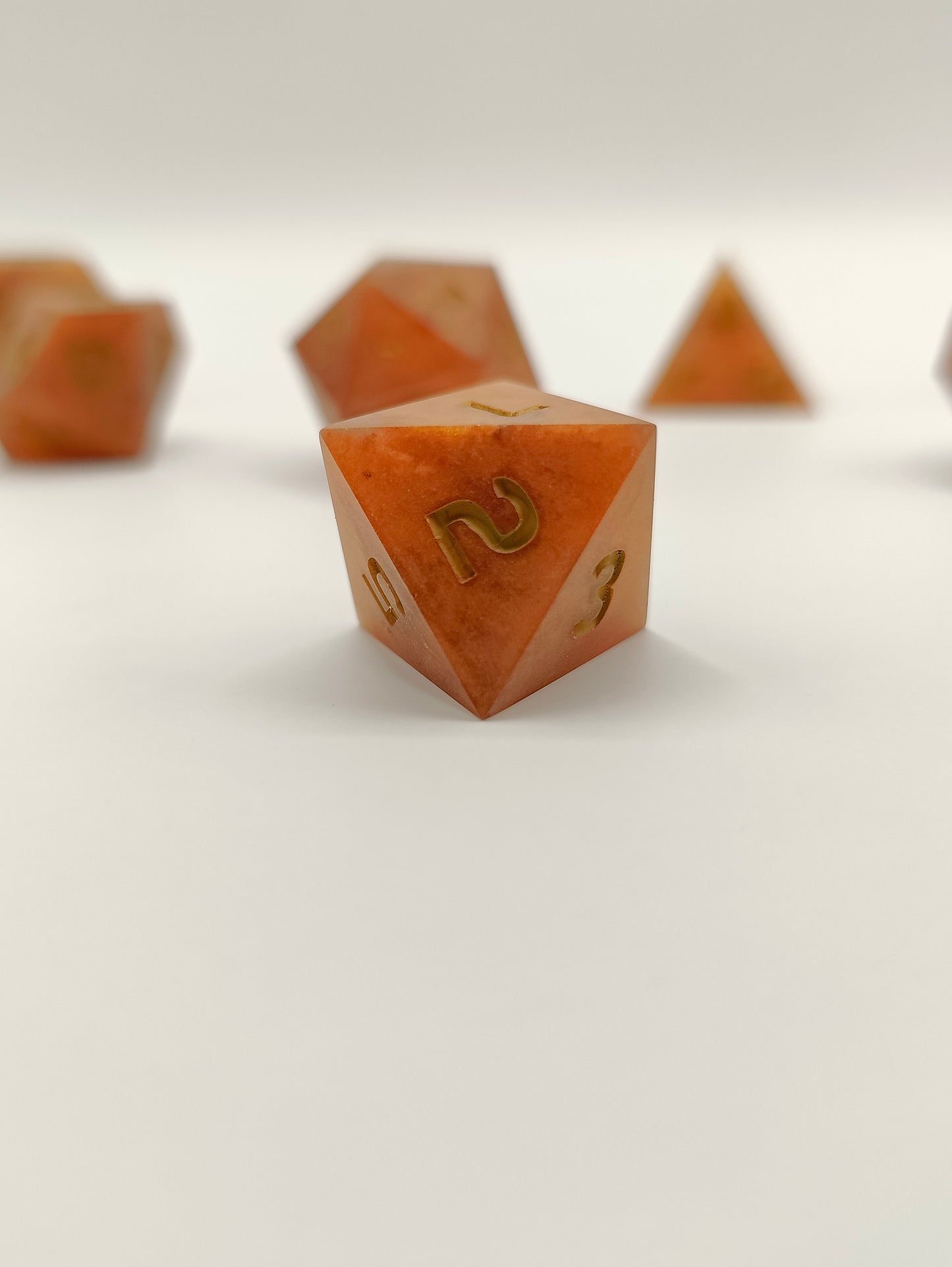 Handmade dice set: Buried treasure