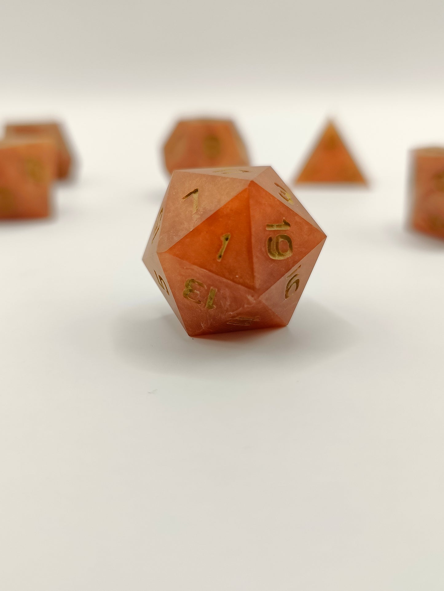 Handmade dice set: Buried treasure