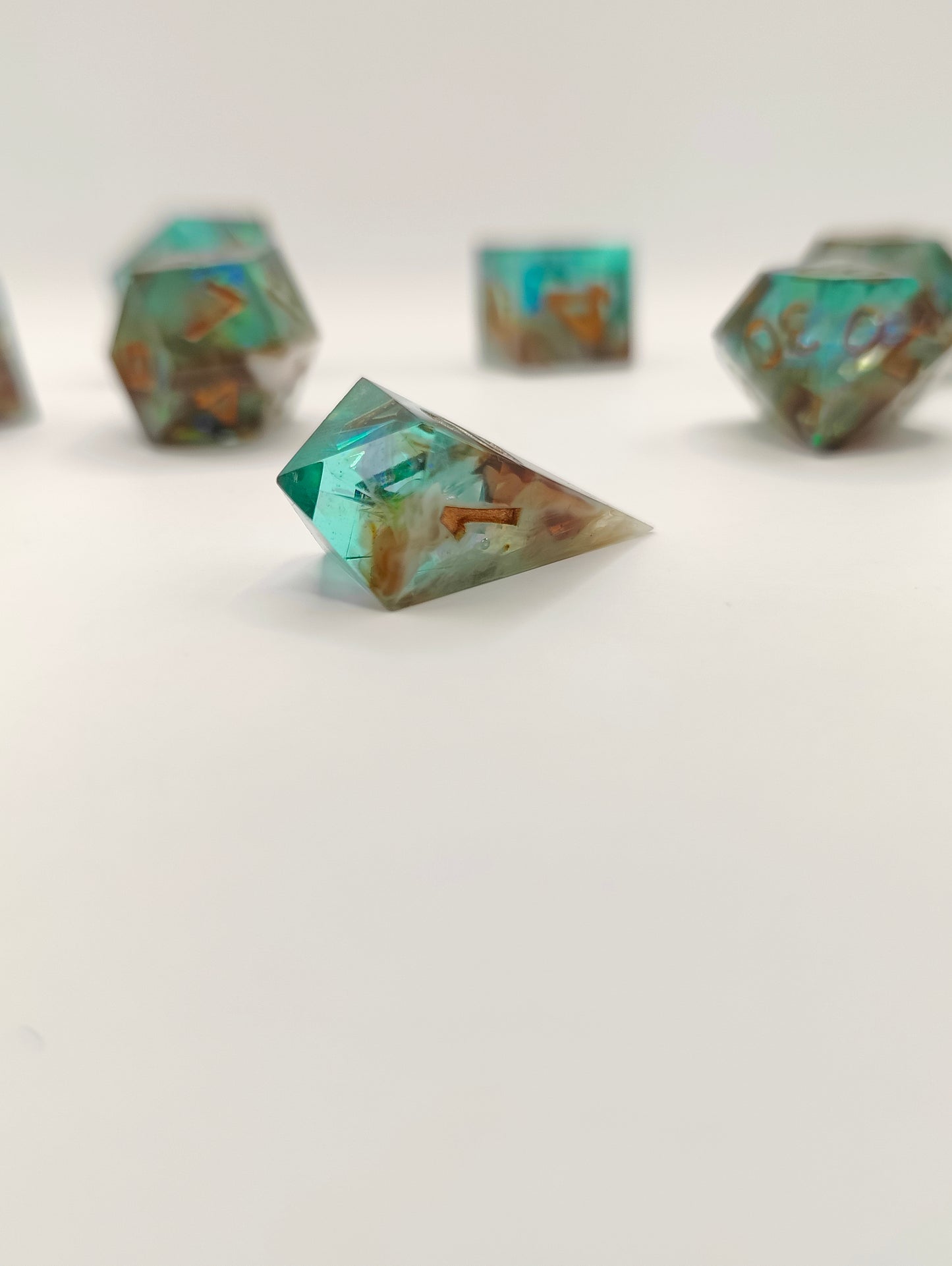 Mini dice set: Lagoon