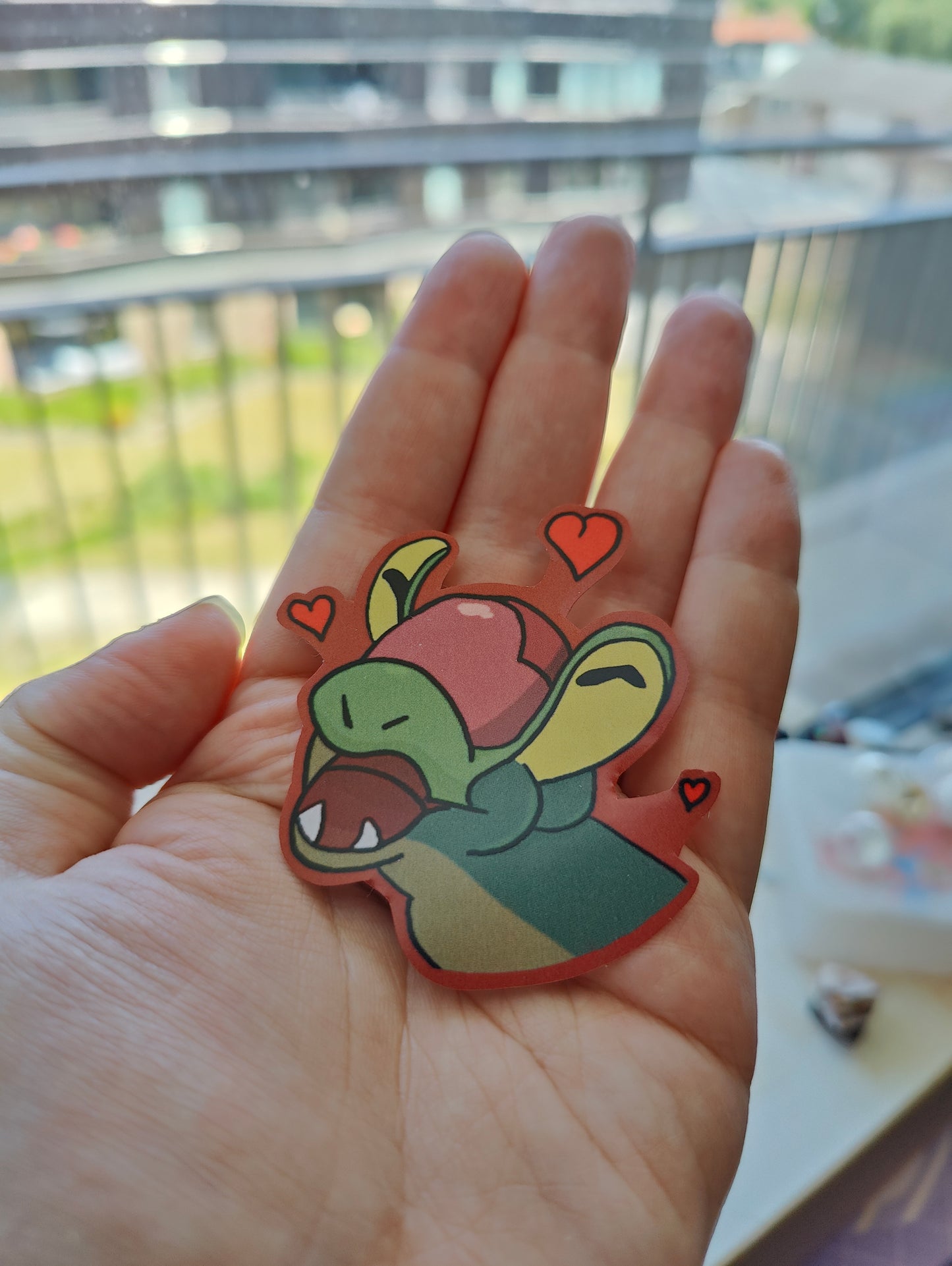Apple pokemon sticker