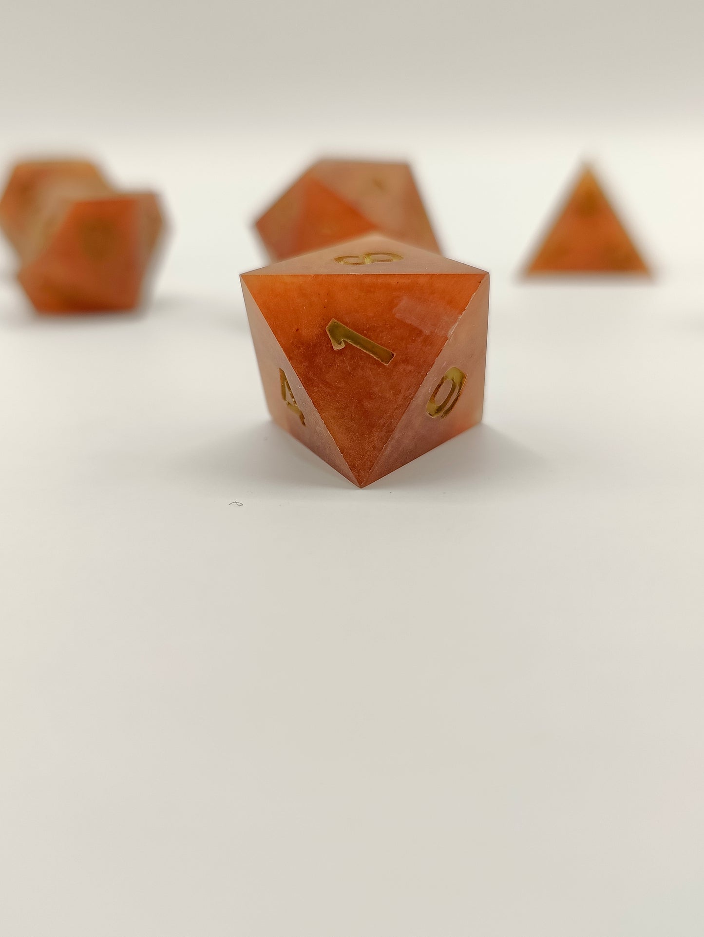 Handmade dice set: Buried treasure