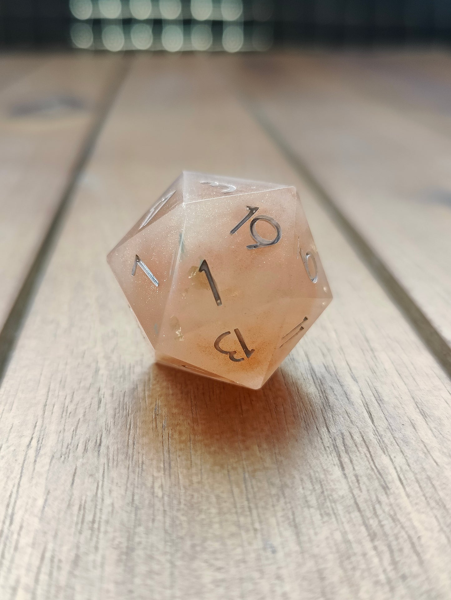 Handmade 30 mm D20: Celestial Rose