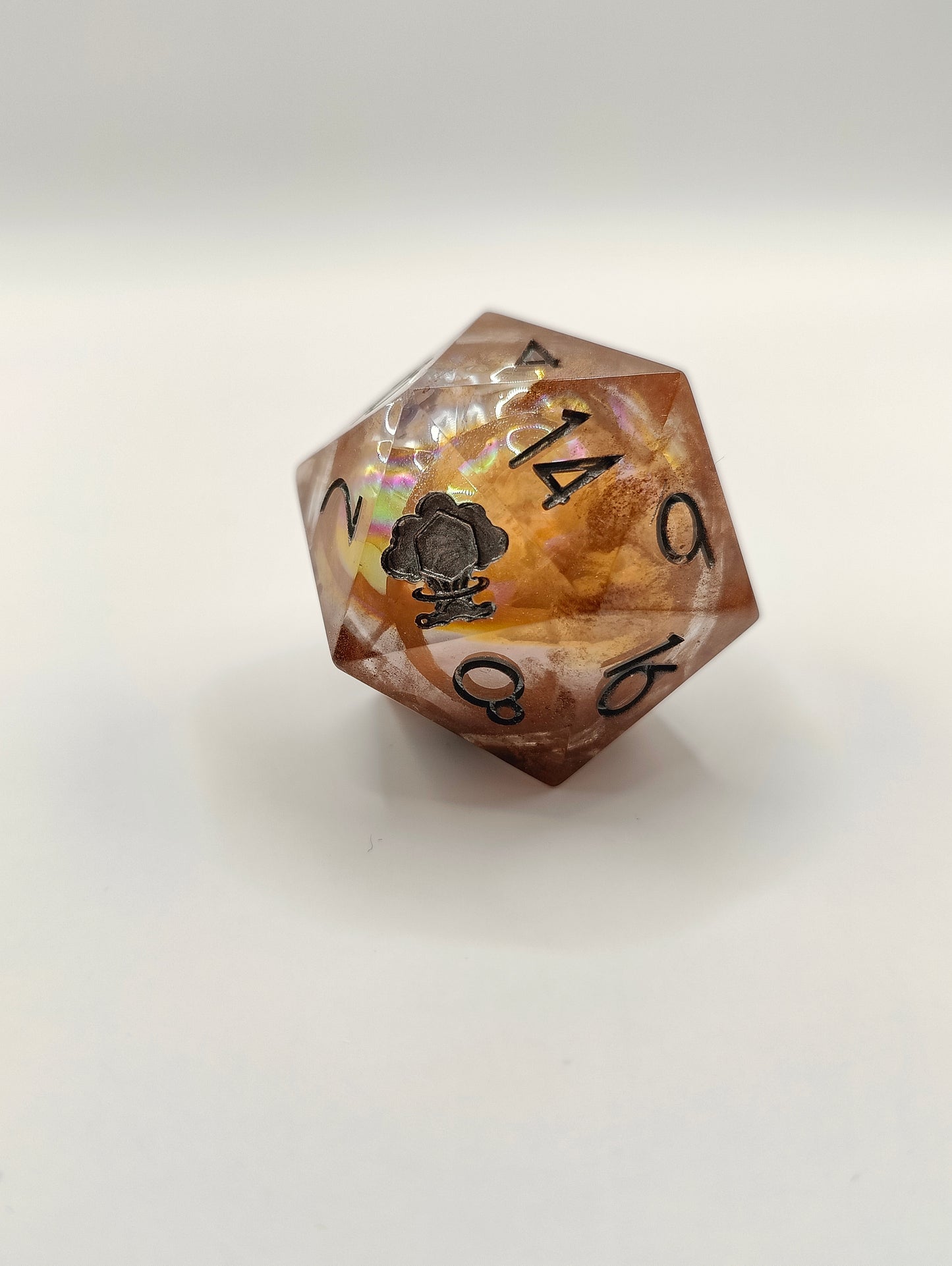 Handmade liquid core 30 mm D20: Sandstorm