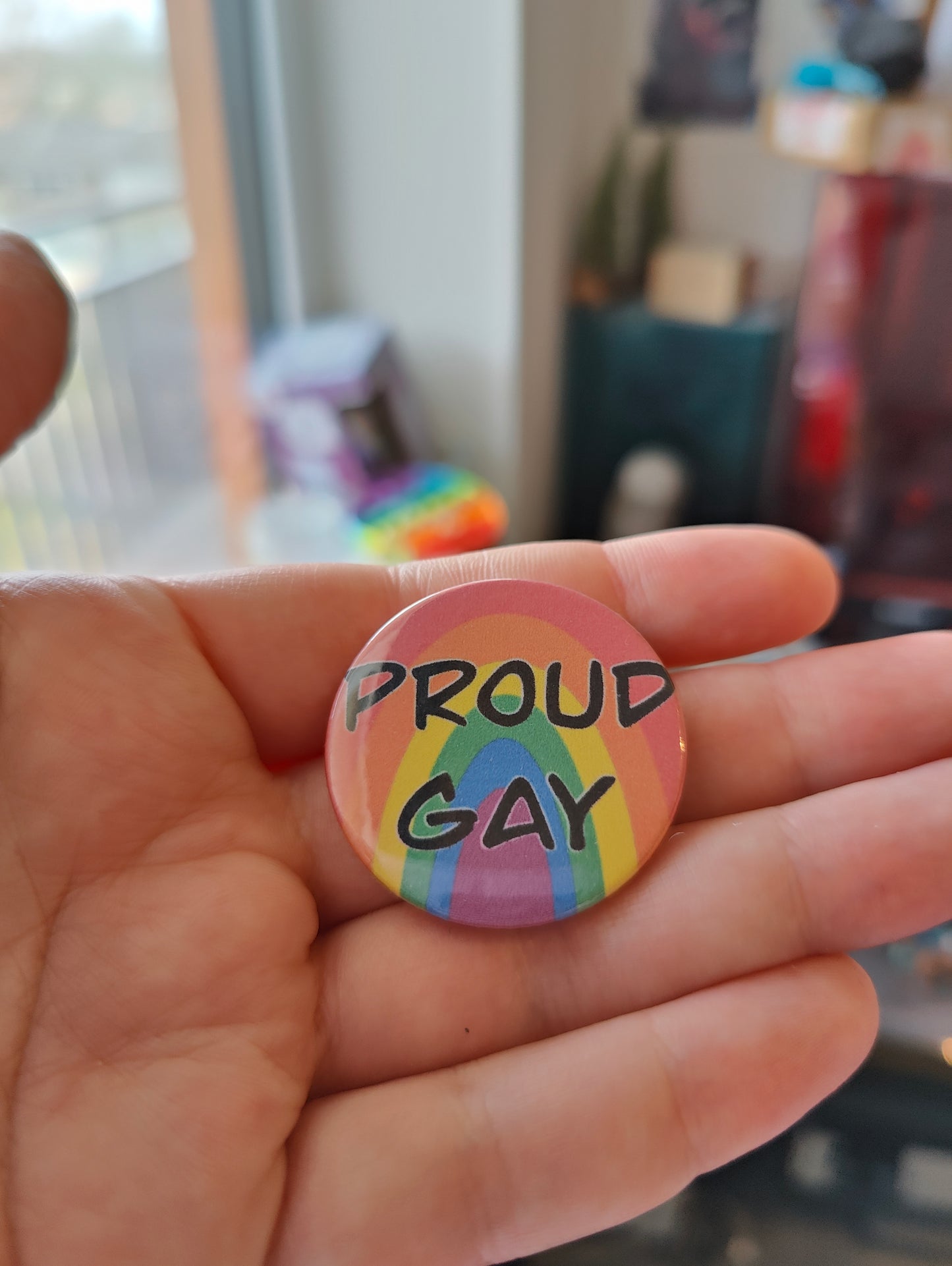 Button: Proud gay