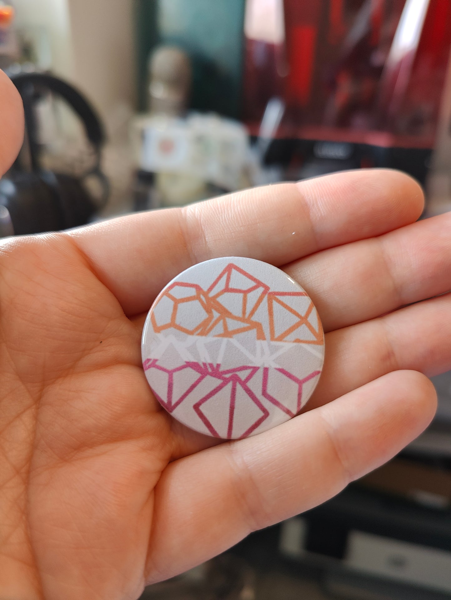 Button: Lesbean dice