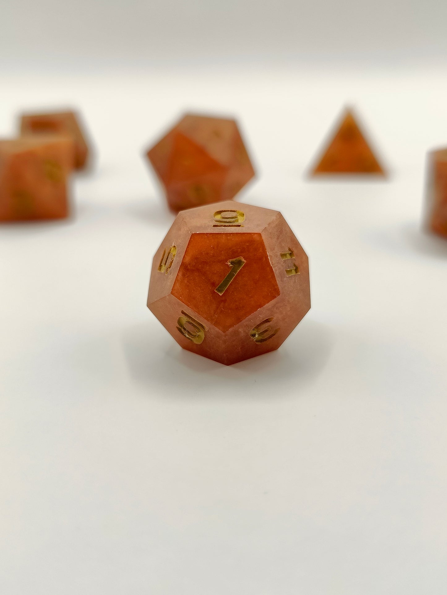 Handmade dice set: Buried treasure