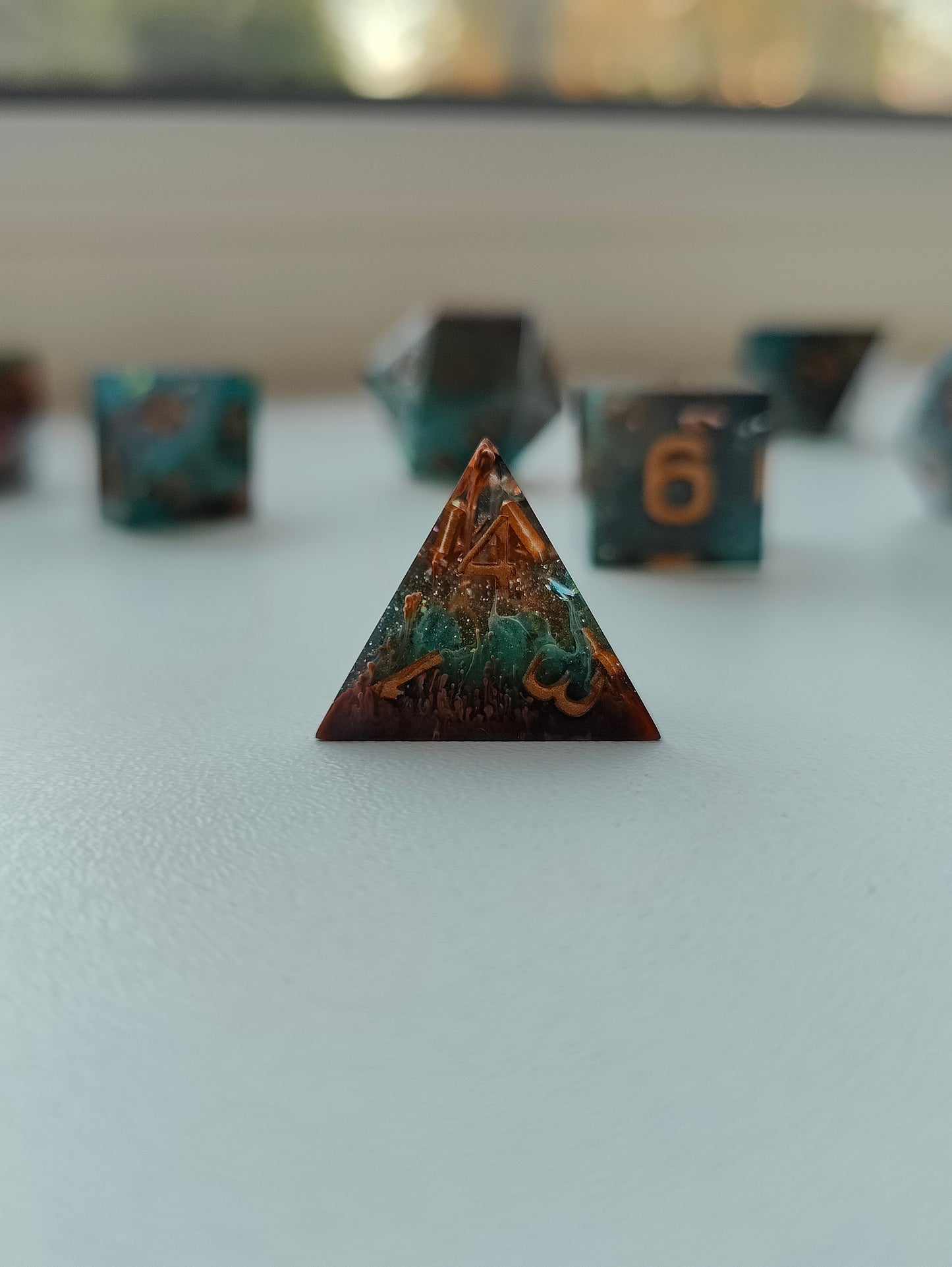 Handmade dice set: Astral Enchantment