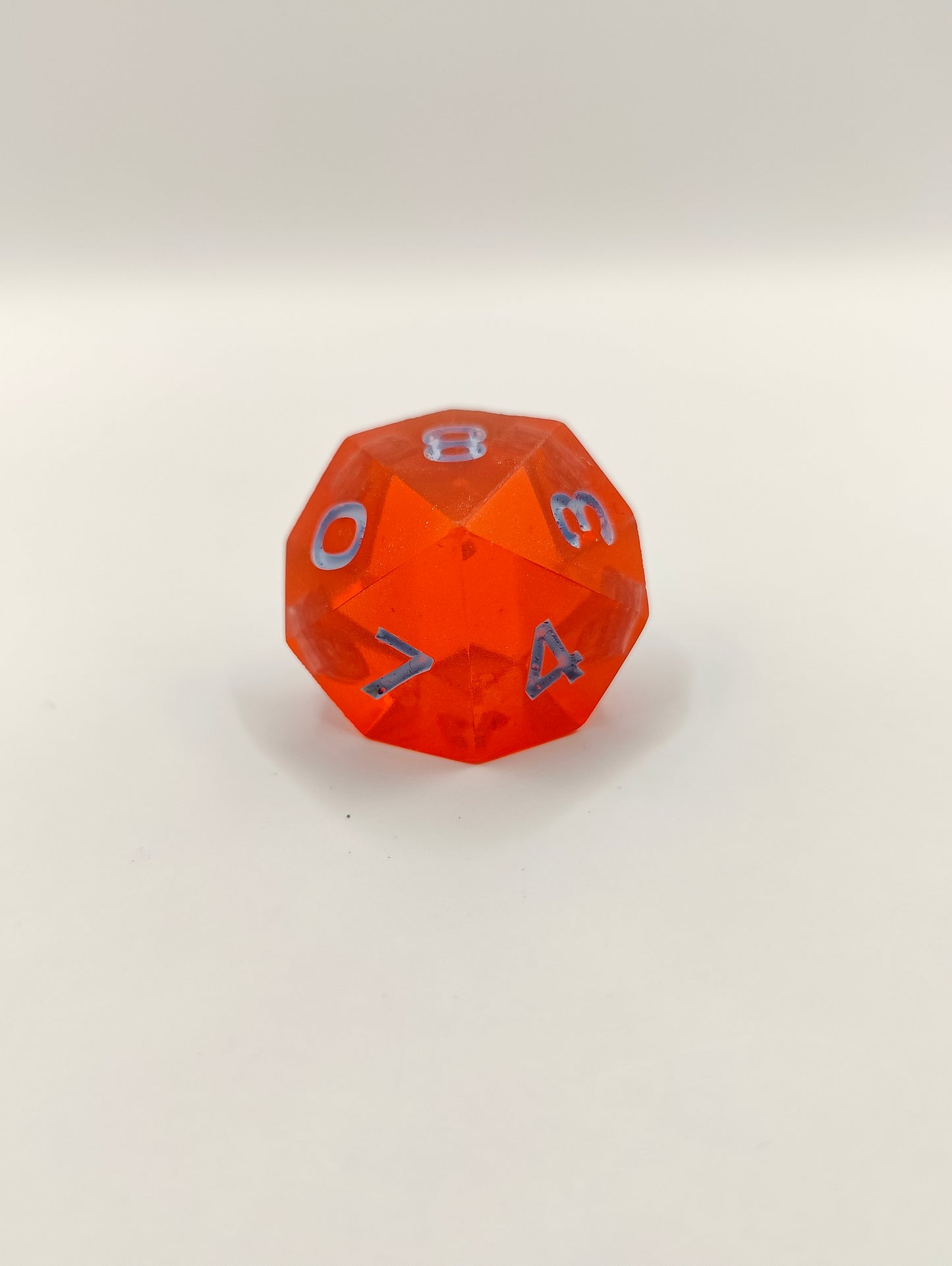 Handmade single D10: Fire forge
