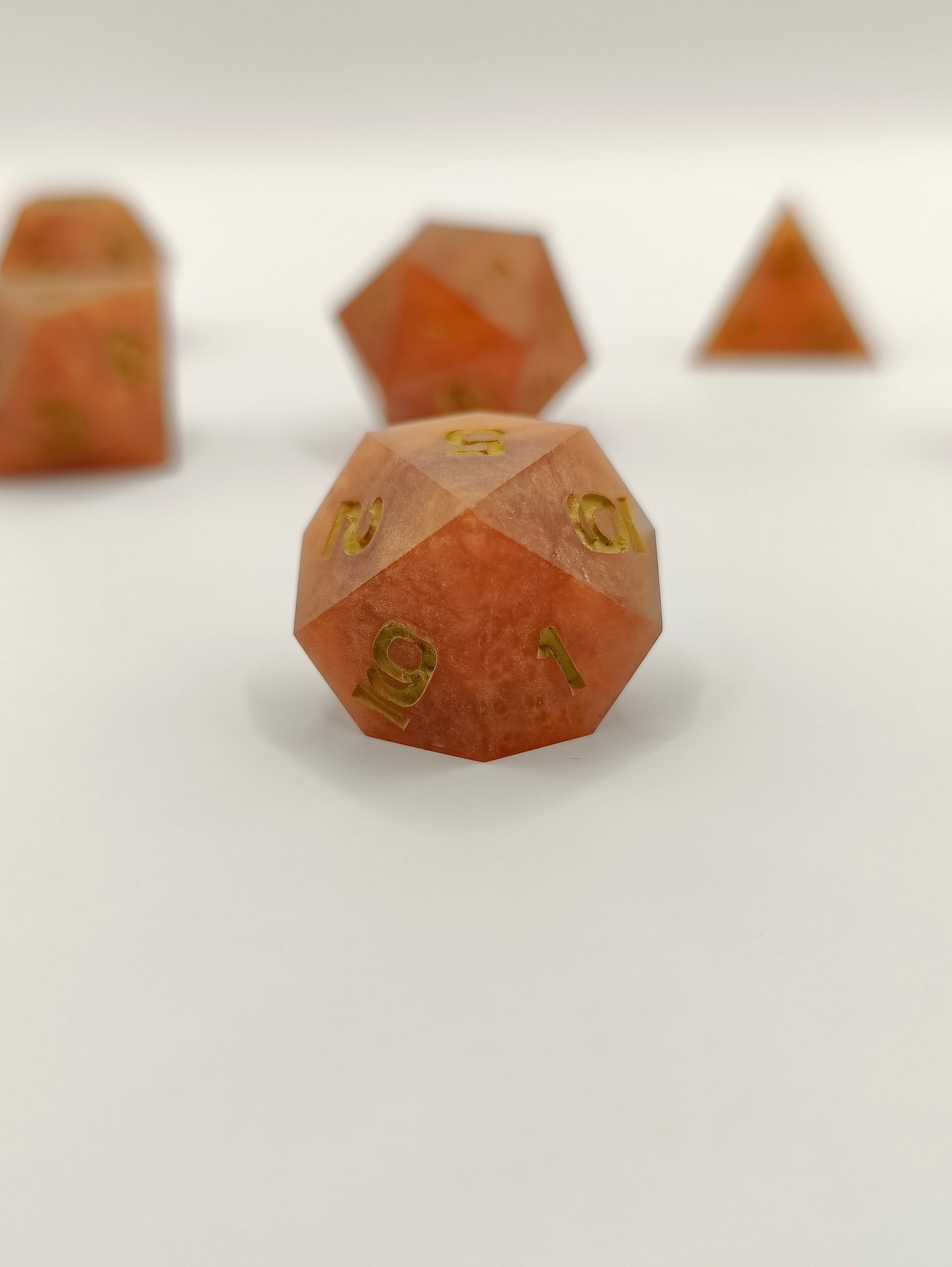Handmade dice set: Buried treasure