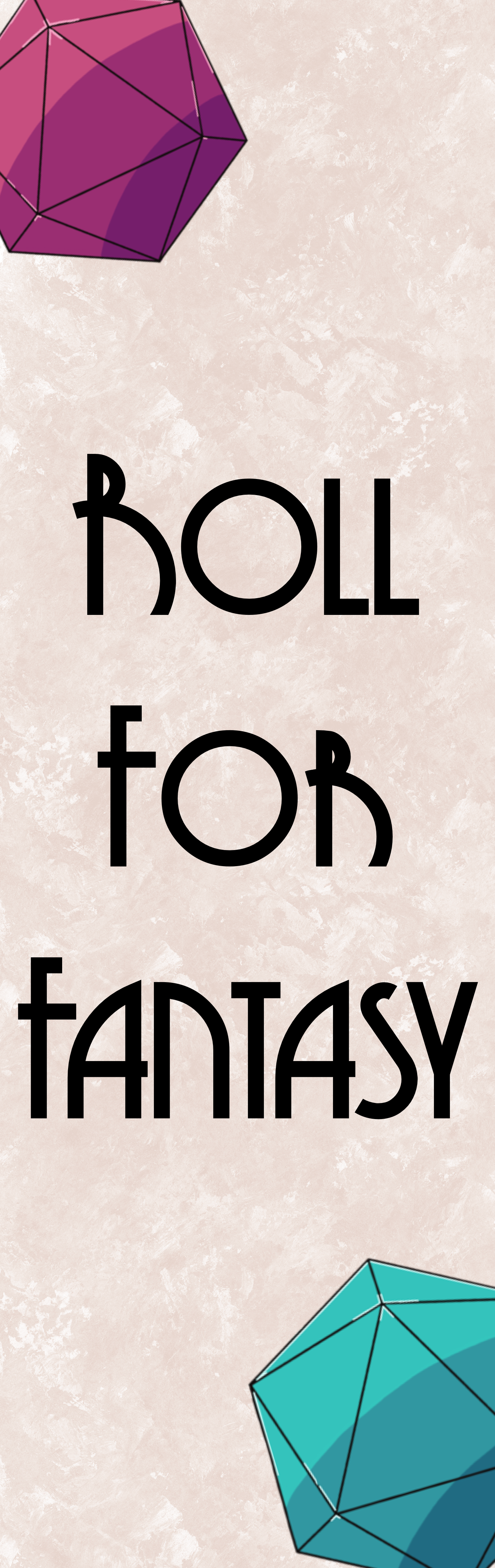 Bookmark: Roll for fantasy