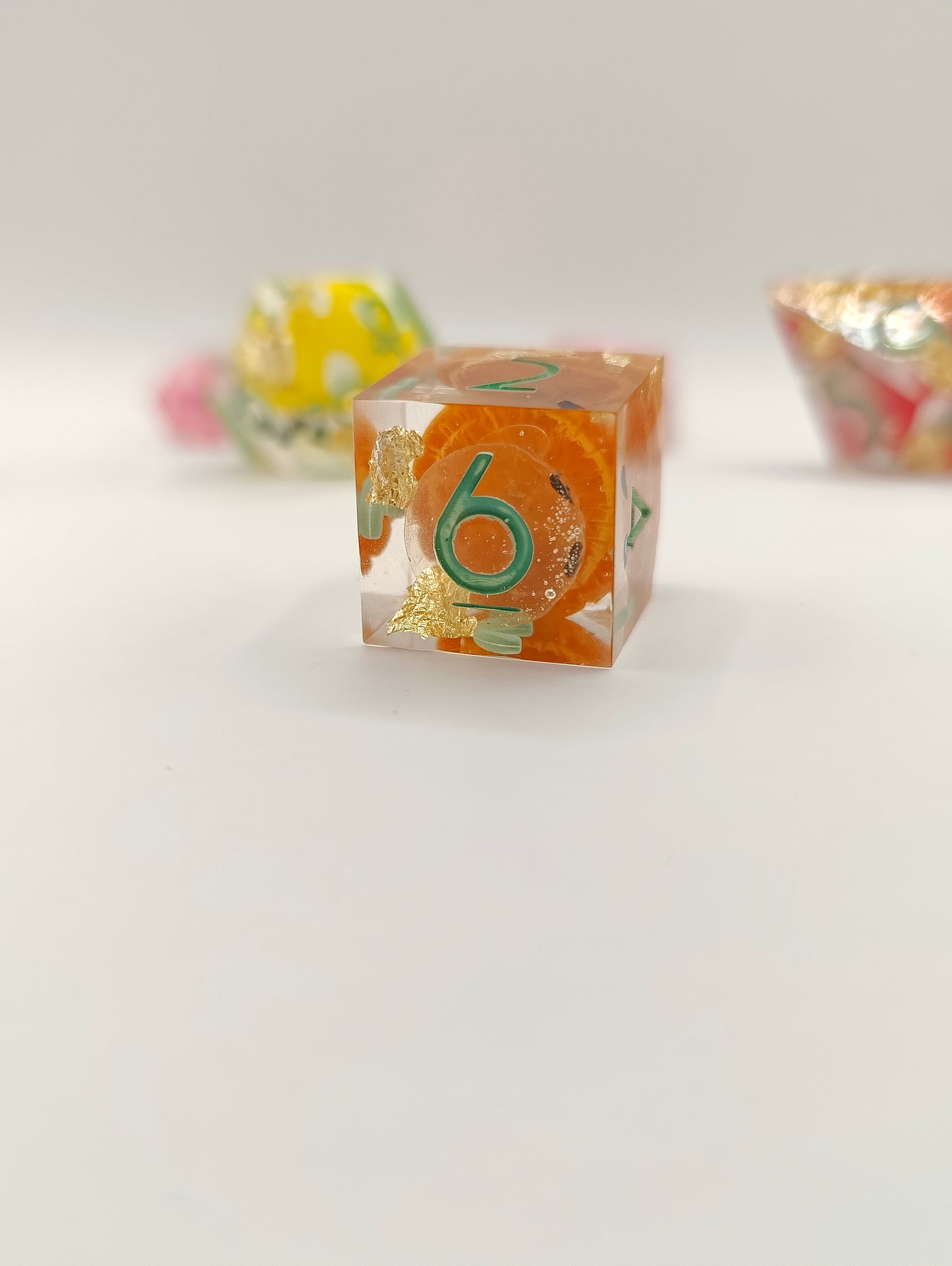 Handmade dice set: Fun-guy