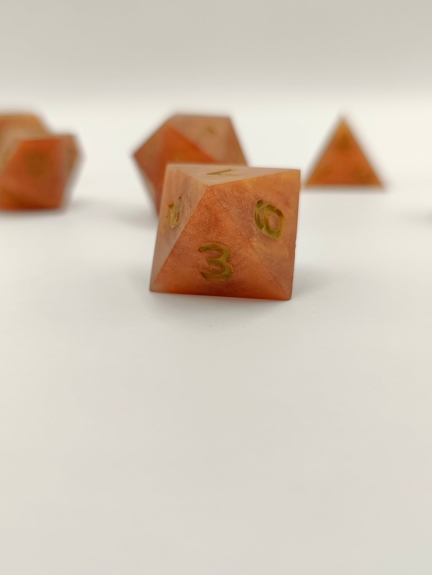Handmade dice set: Buried treasure
