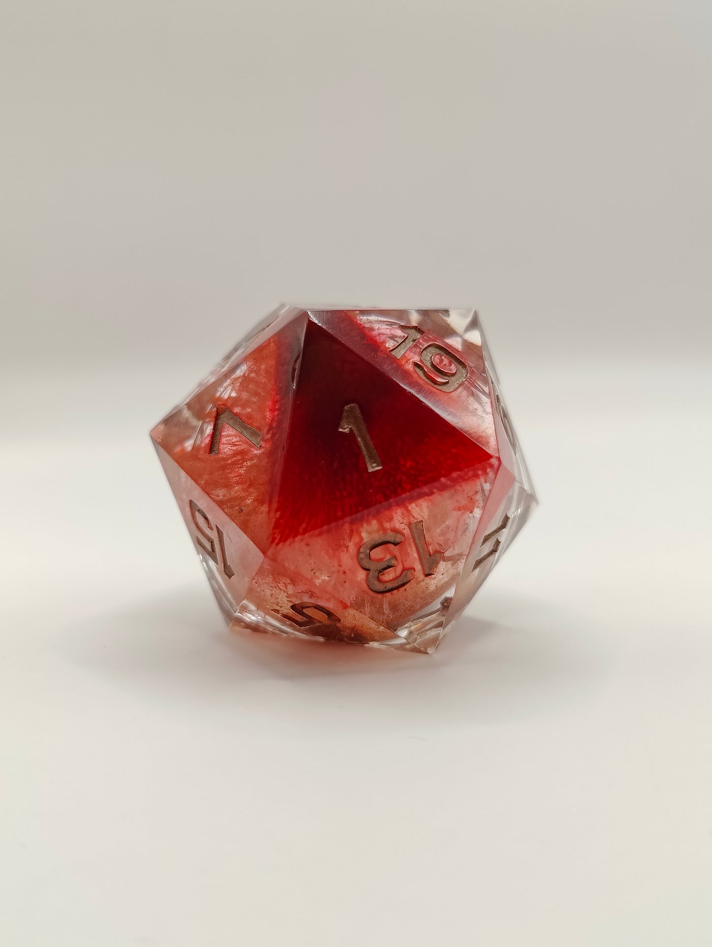 Handmade 40mm liquid core D20: Cherry coke
