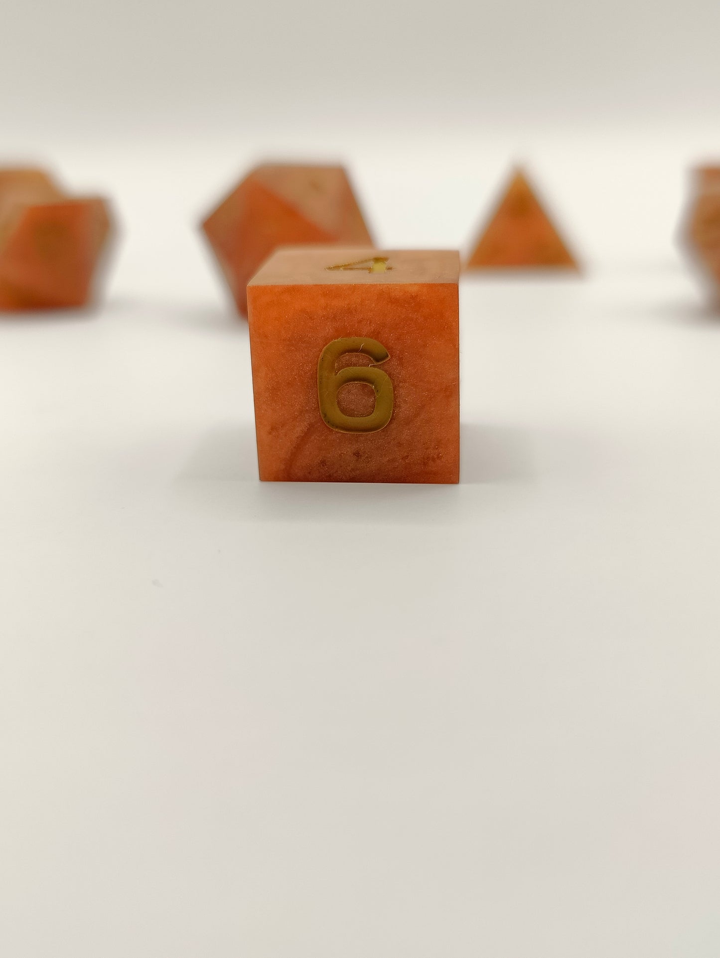 Handmade dice set: Buried treasure