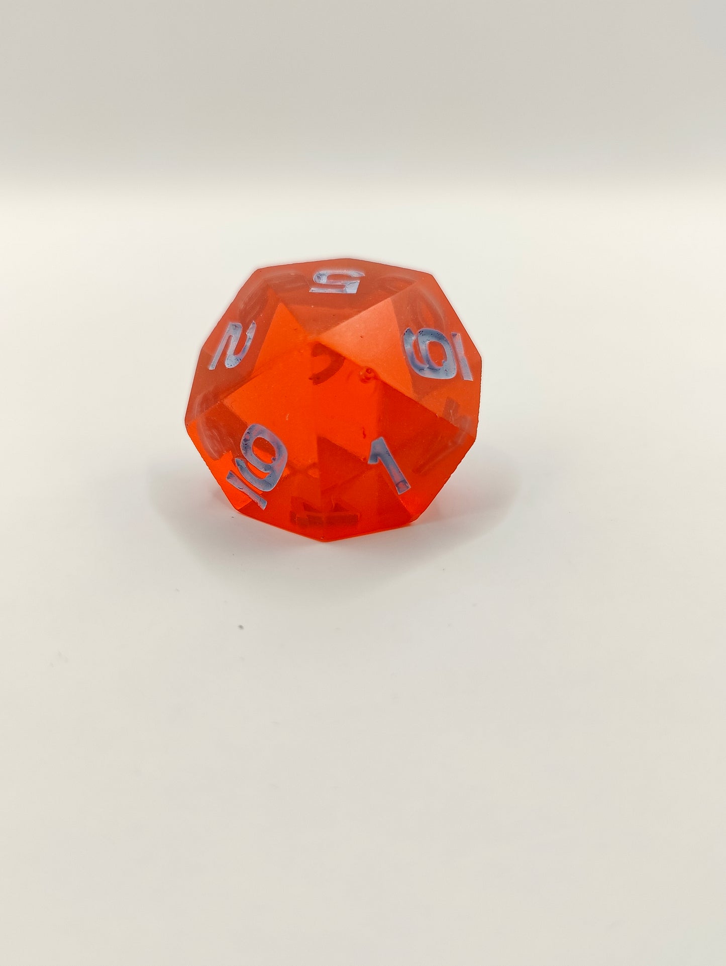 Handmade single D10: Fire forge