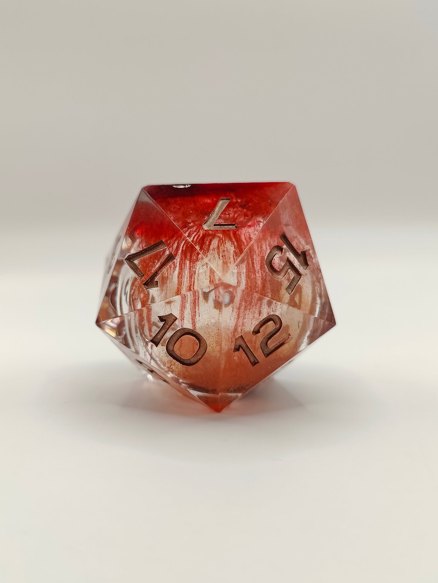 Handmade 40mm liquid core D20: Cherry coke