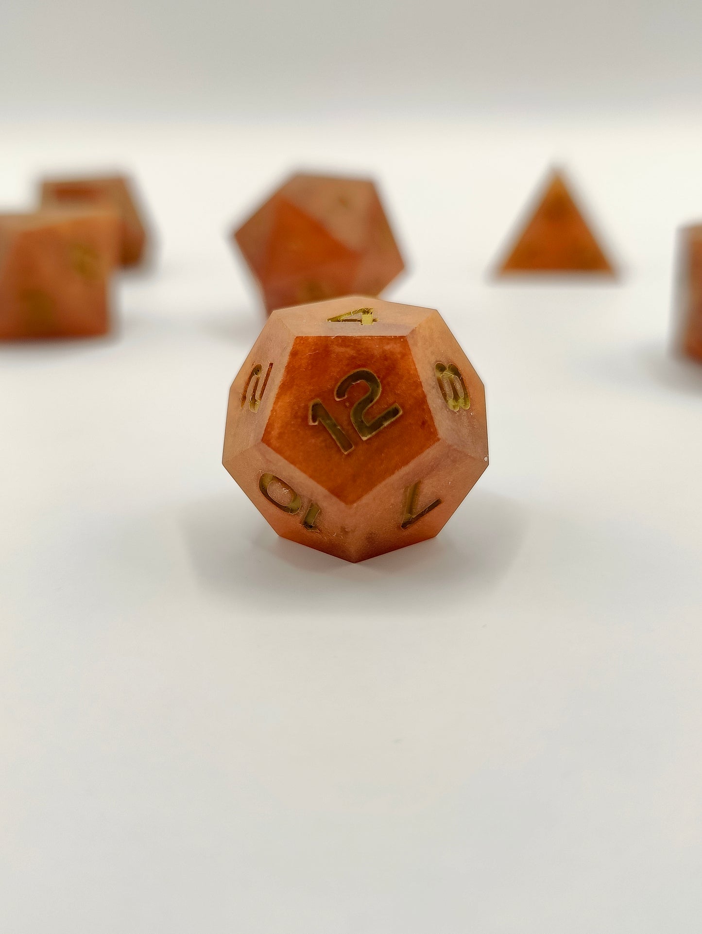 Handmade dice set: Buried treasure
