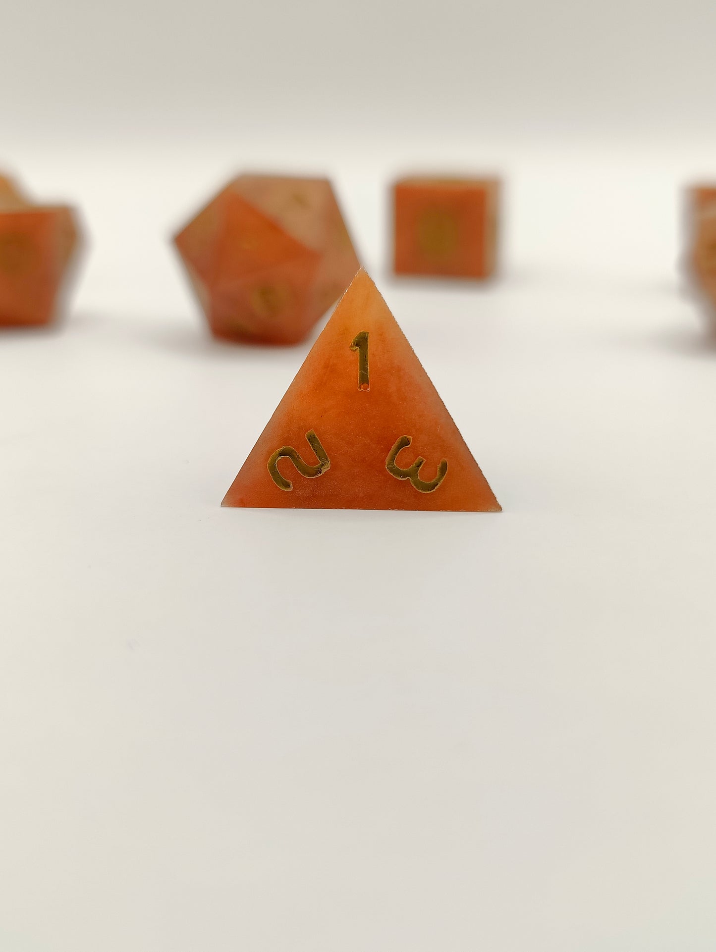 Handmade dice set: Buried treasure