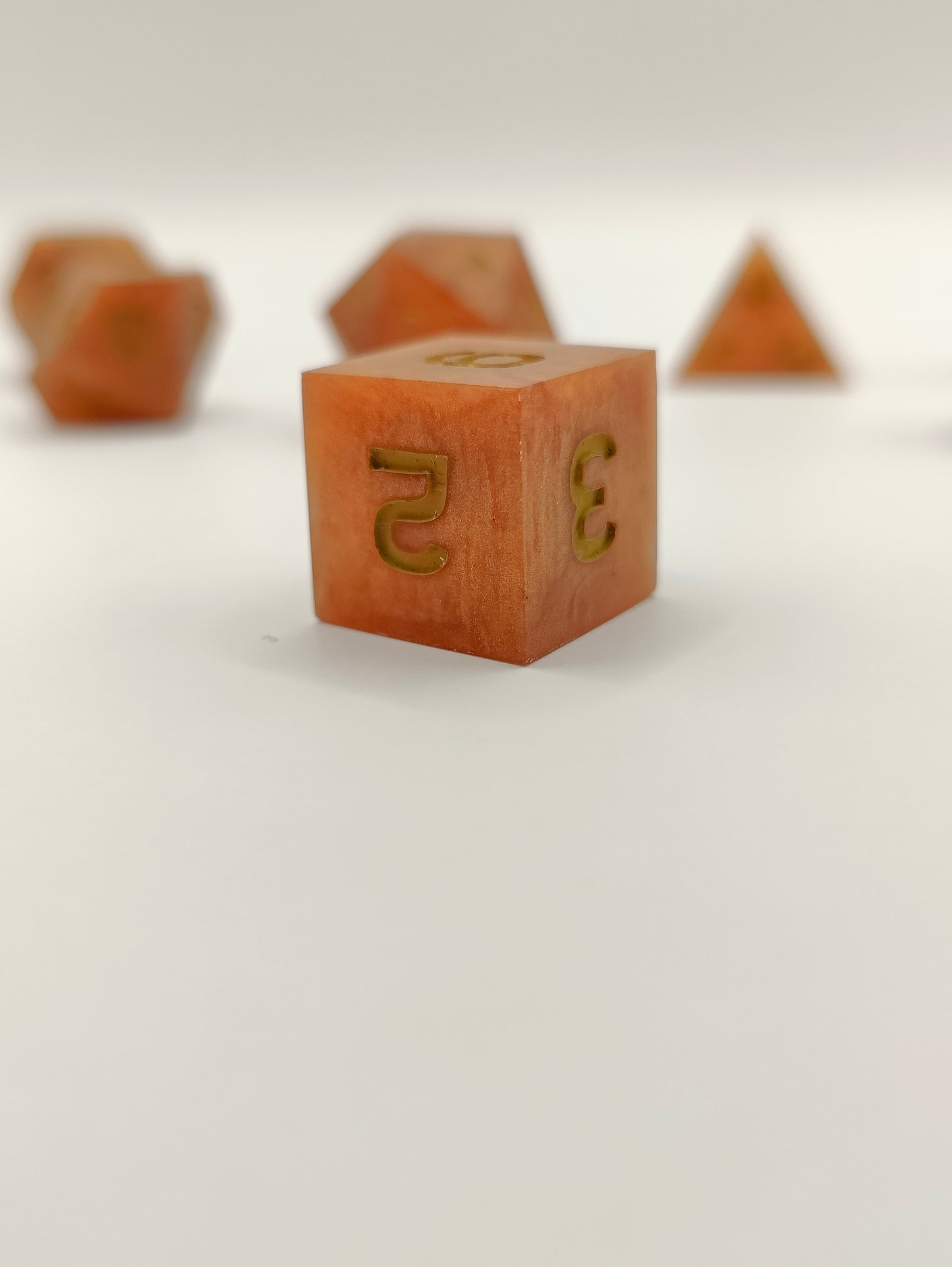 Handmade dice set: Buried treasure