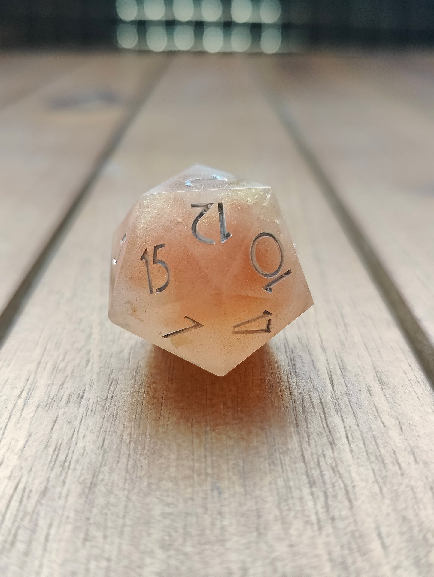 Handmade 30 mm D20: Celestial Rose