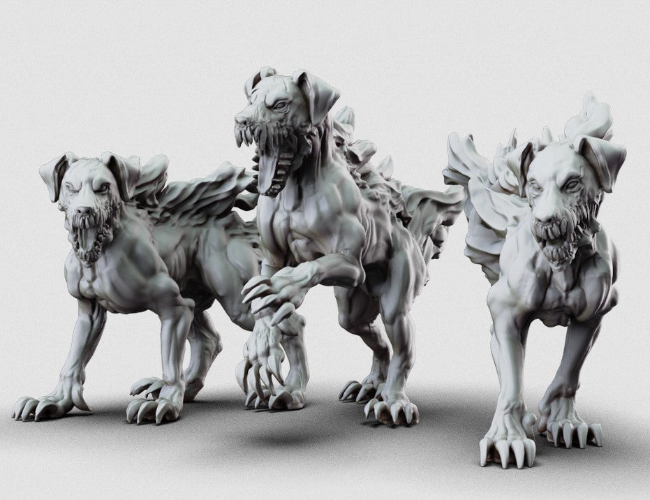 3D printed: Shadow Mastiff mini's