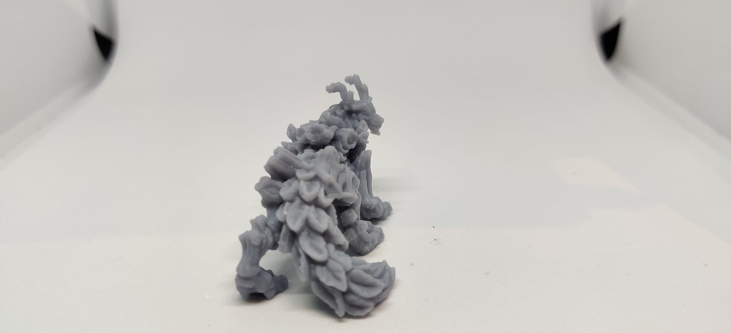 3D printed Forest wolf mini