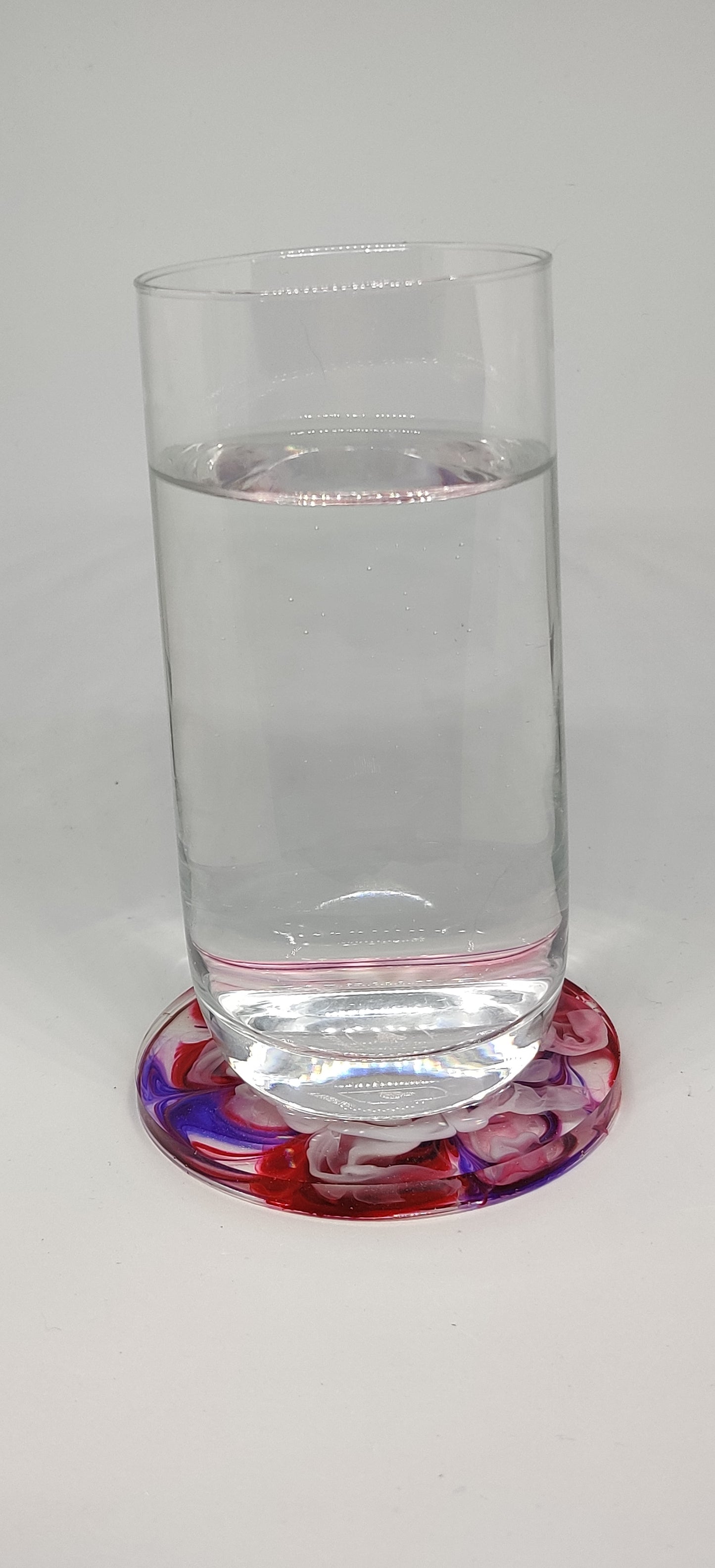 Handmade round Coaster set: Feywild Flowers