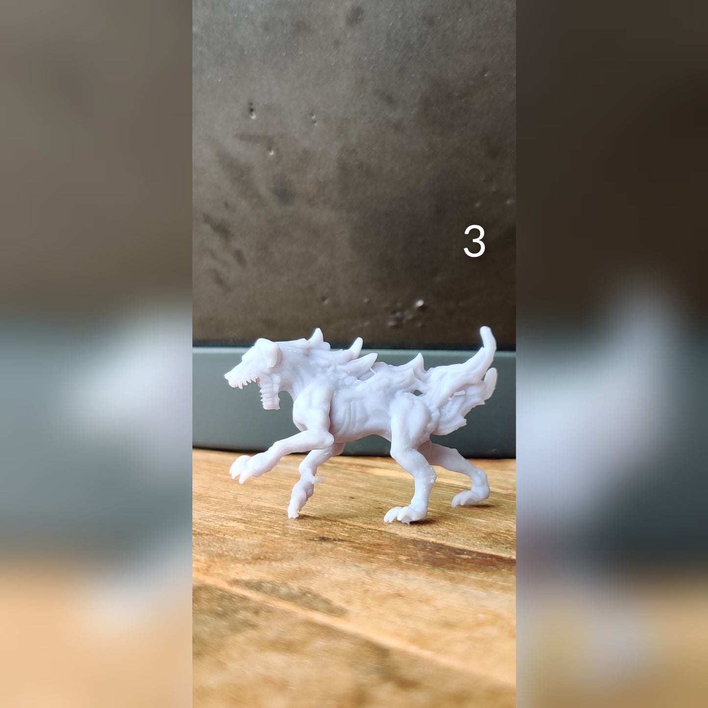 3D printed: Shadow Mastiff mini's