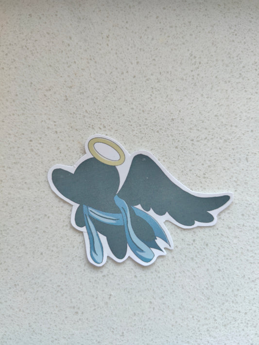 Black/Blue Angel sticker