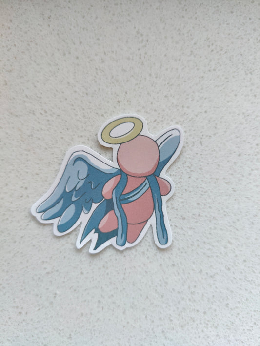 White/Blue Angel sticker