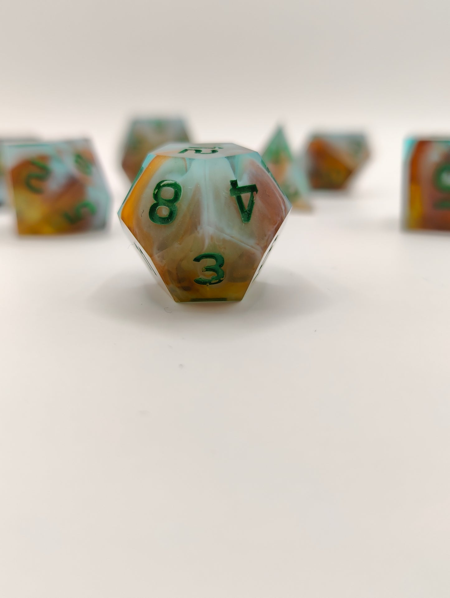 Handmade dice set: Witchlight