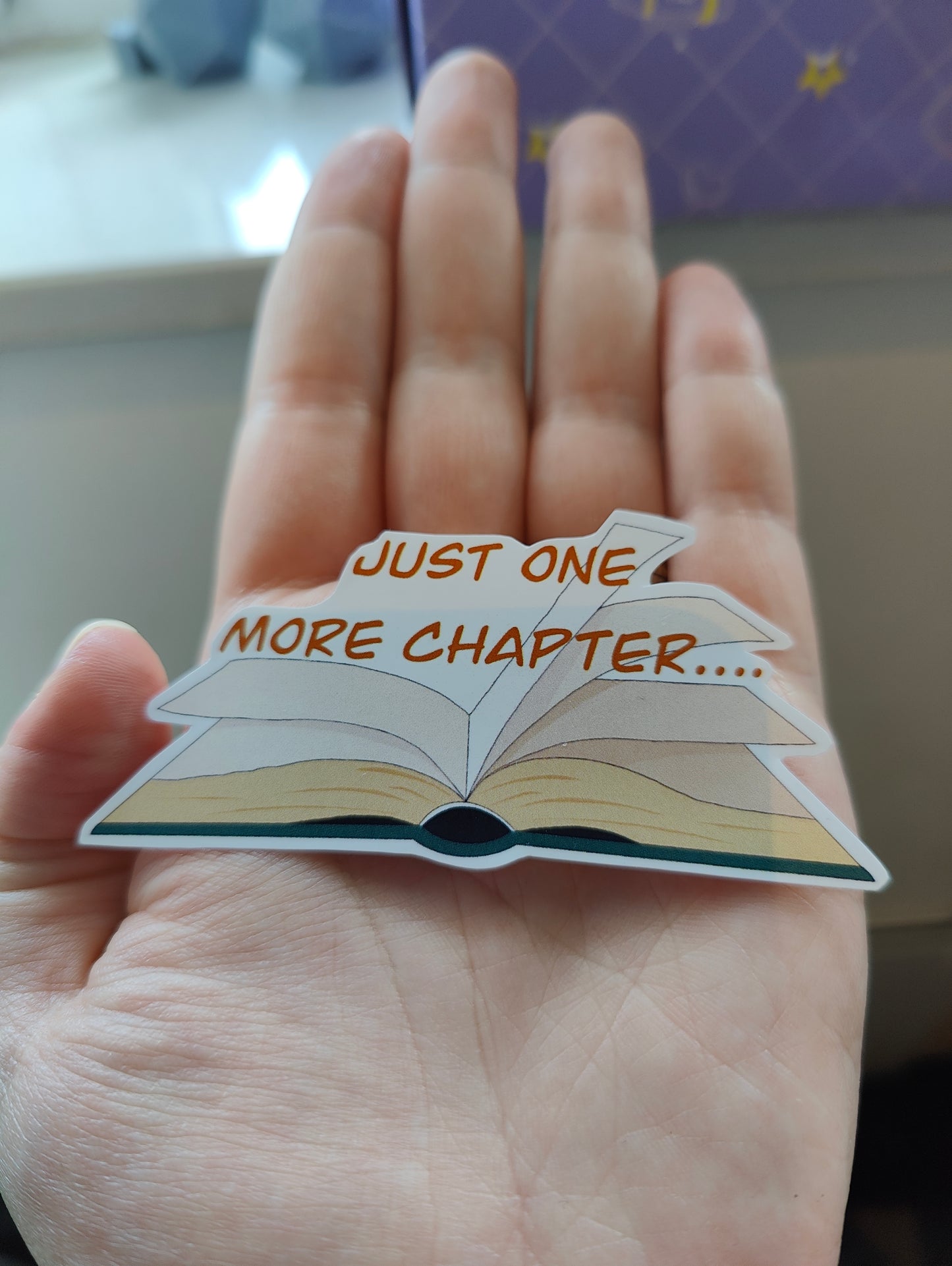 Just one more chapter sticker