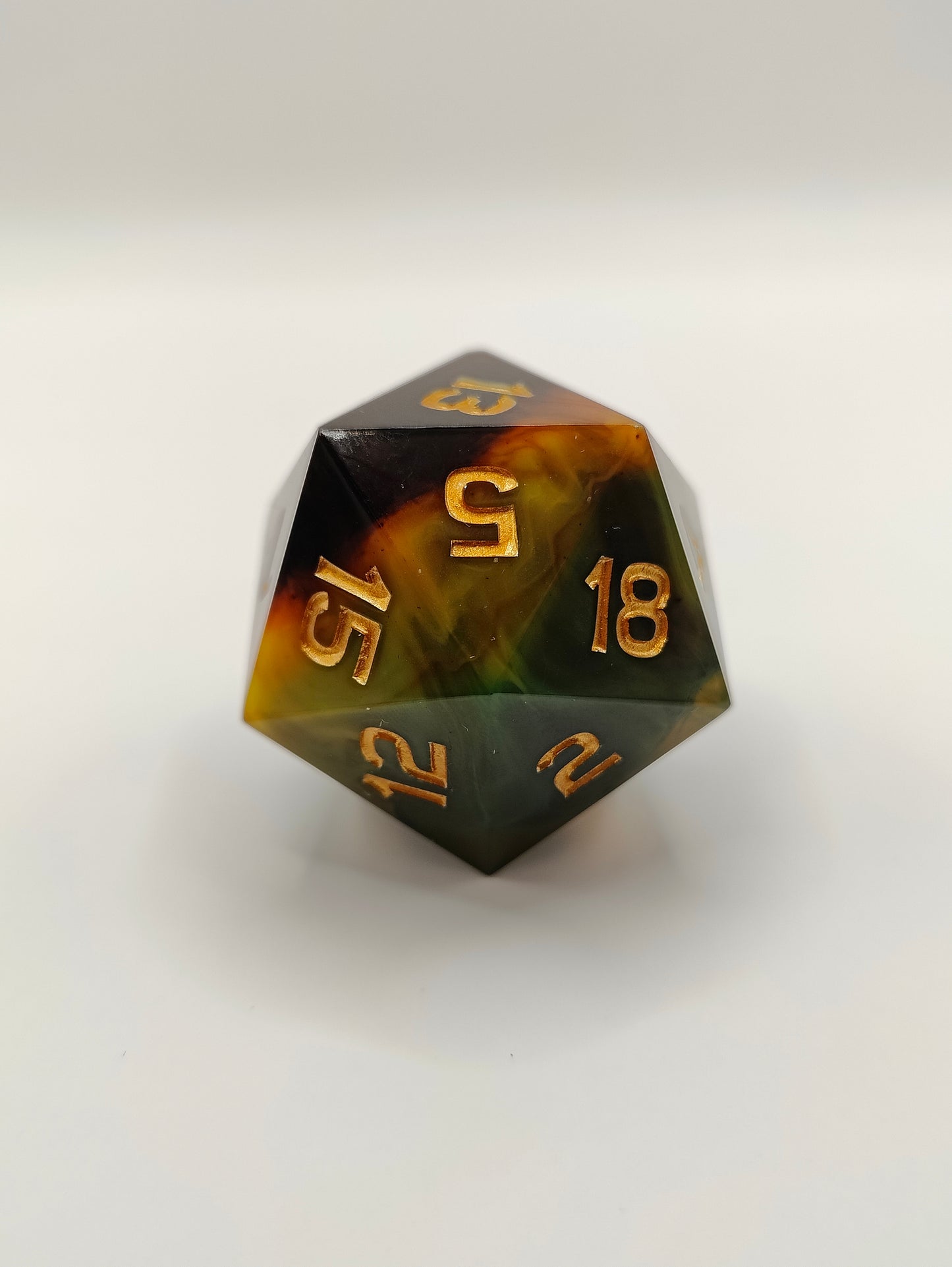 Handmade 40mm D20: Nature's treasure