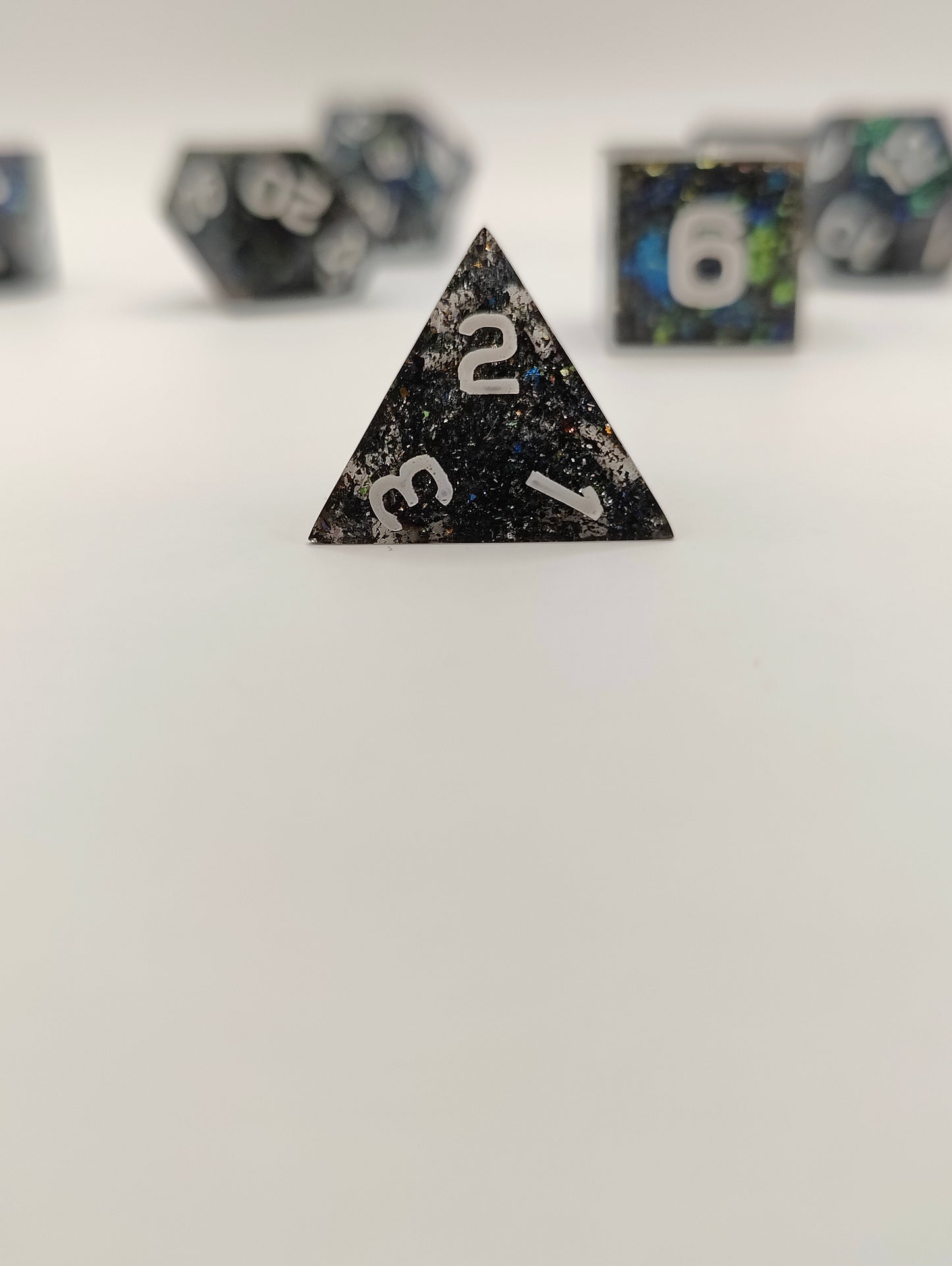 Handmade dice set: Enchanted forest