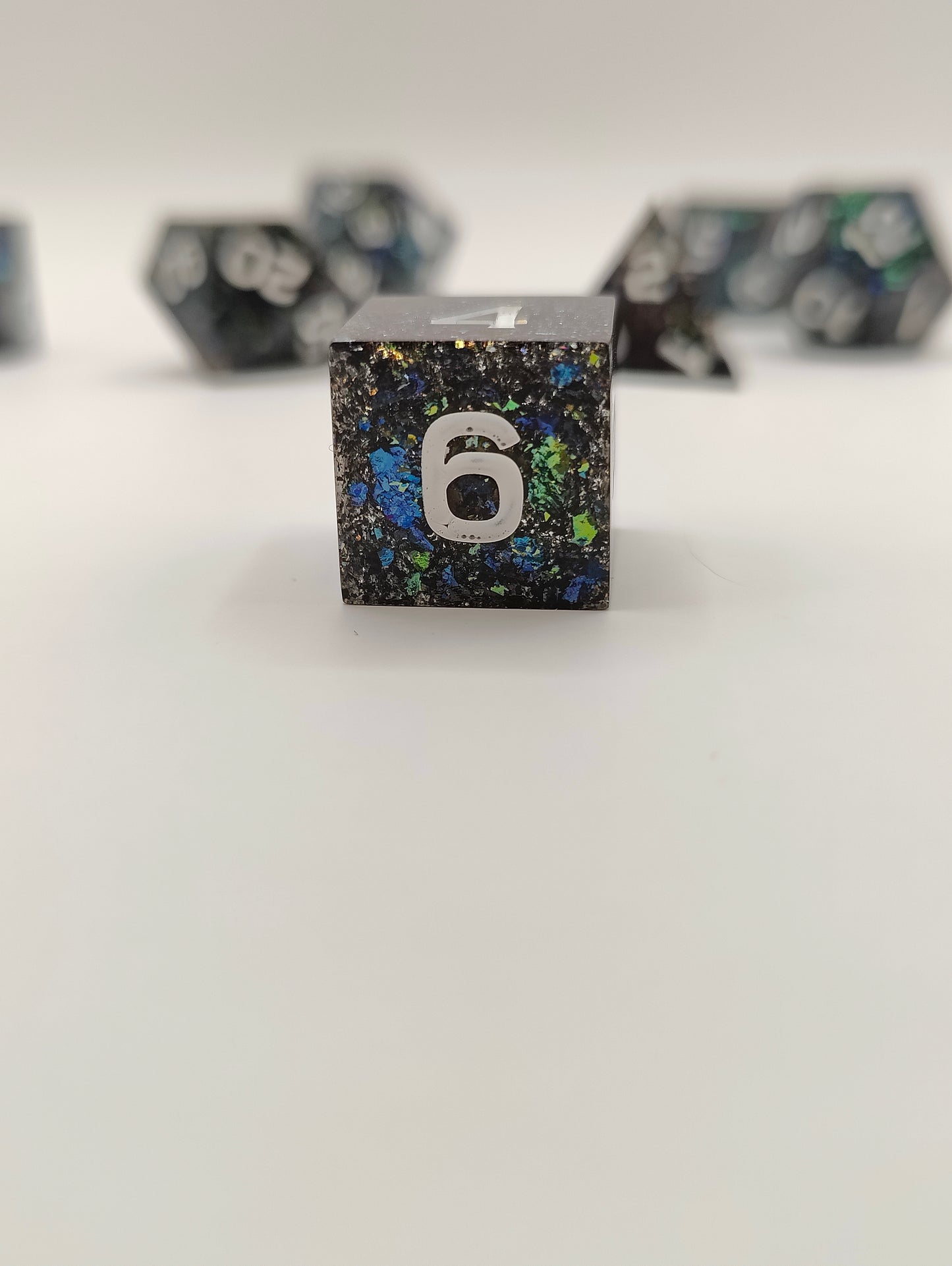 Handmade dice set: Enchanted forest