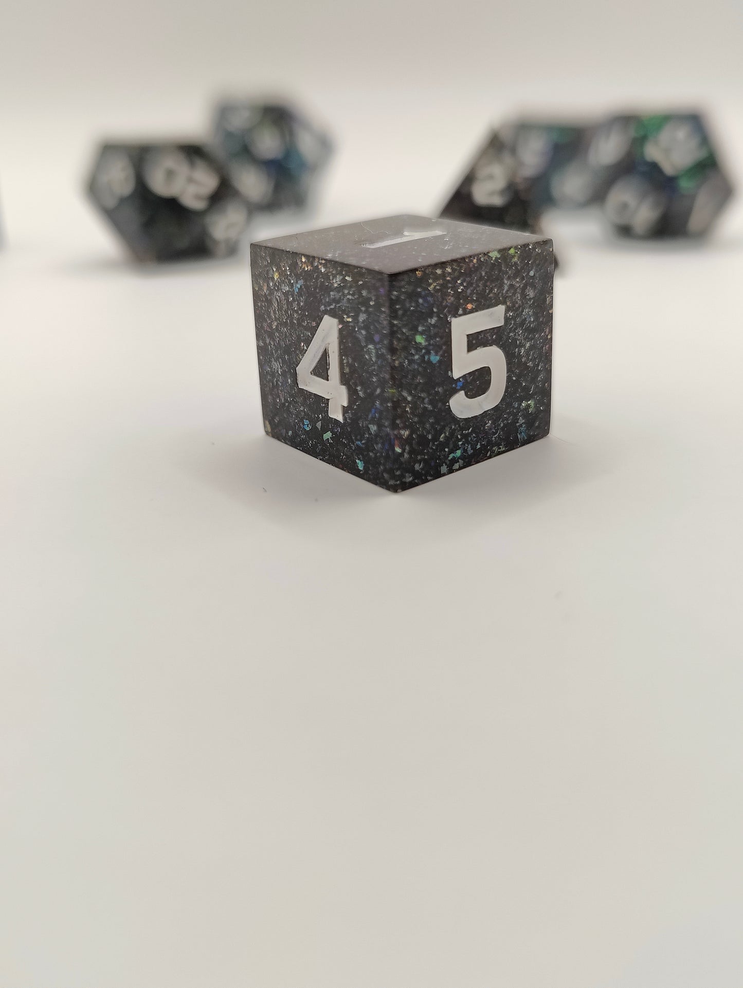 Handmade dice set: Enchanted forest