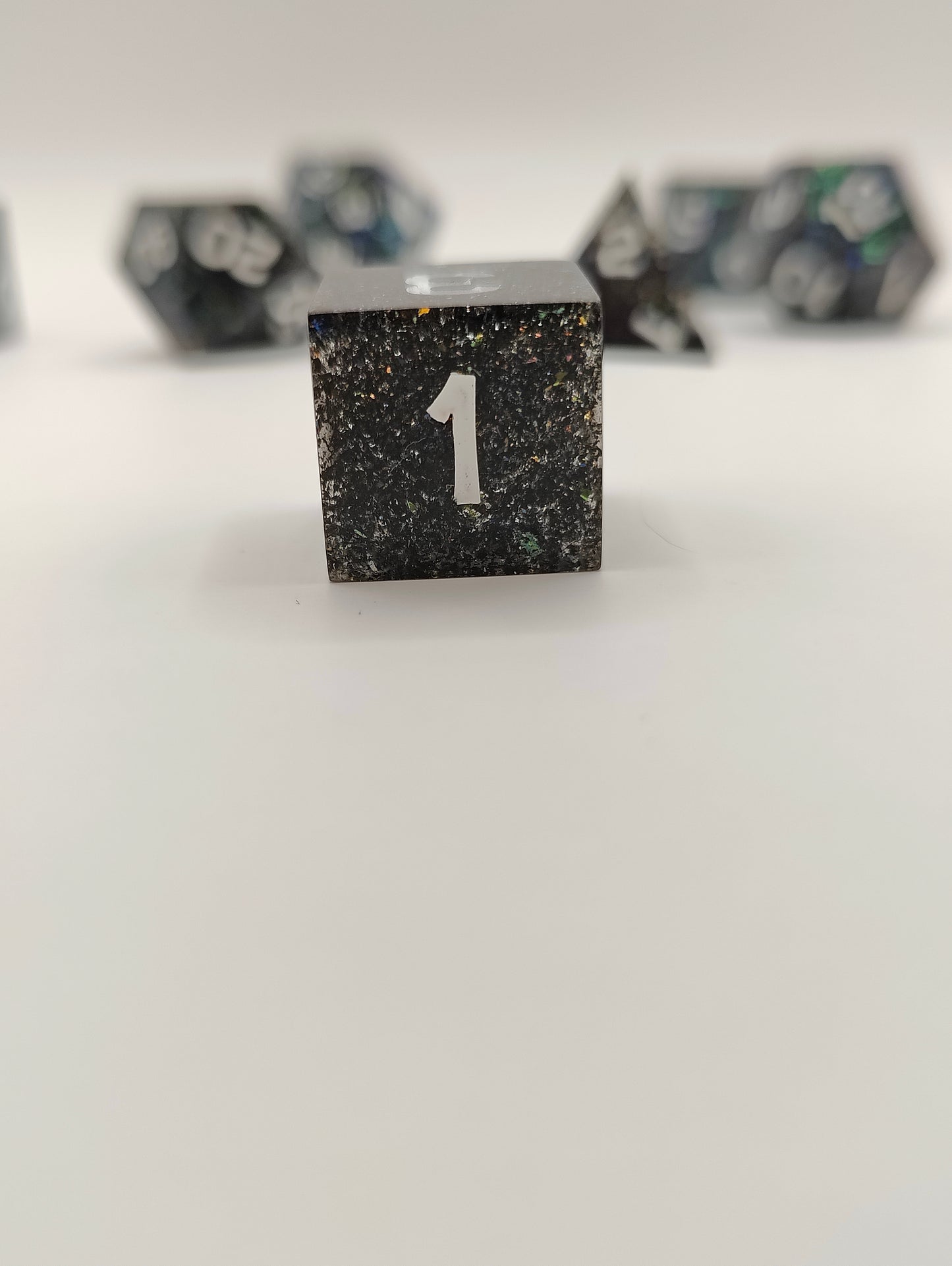 Handmade dice set: Enchanted forest