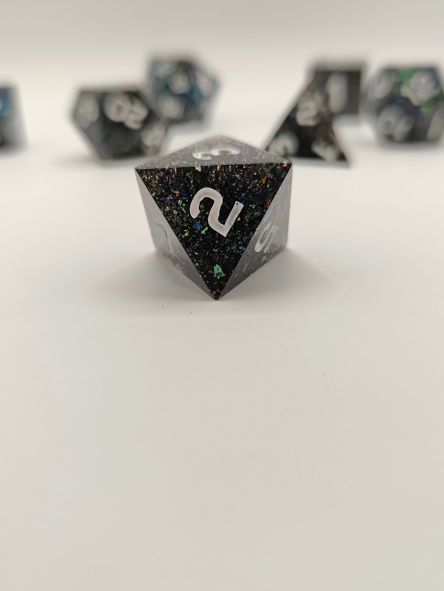 Handmade dice set: Enchanted forest