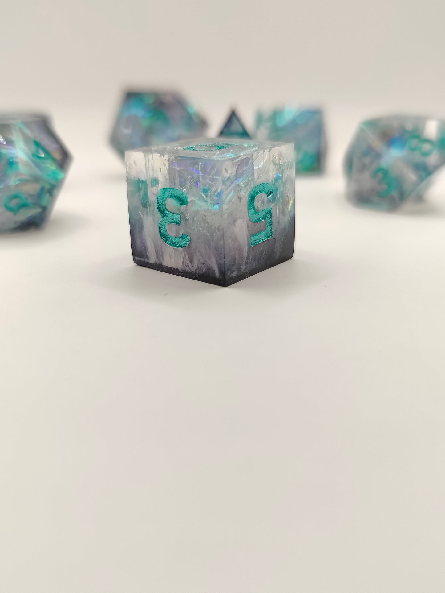 Handmade dice set: Mistborn
