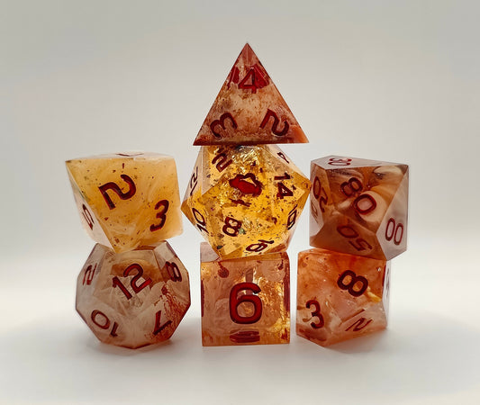 Handmade dice set: Mix and Match