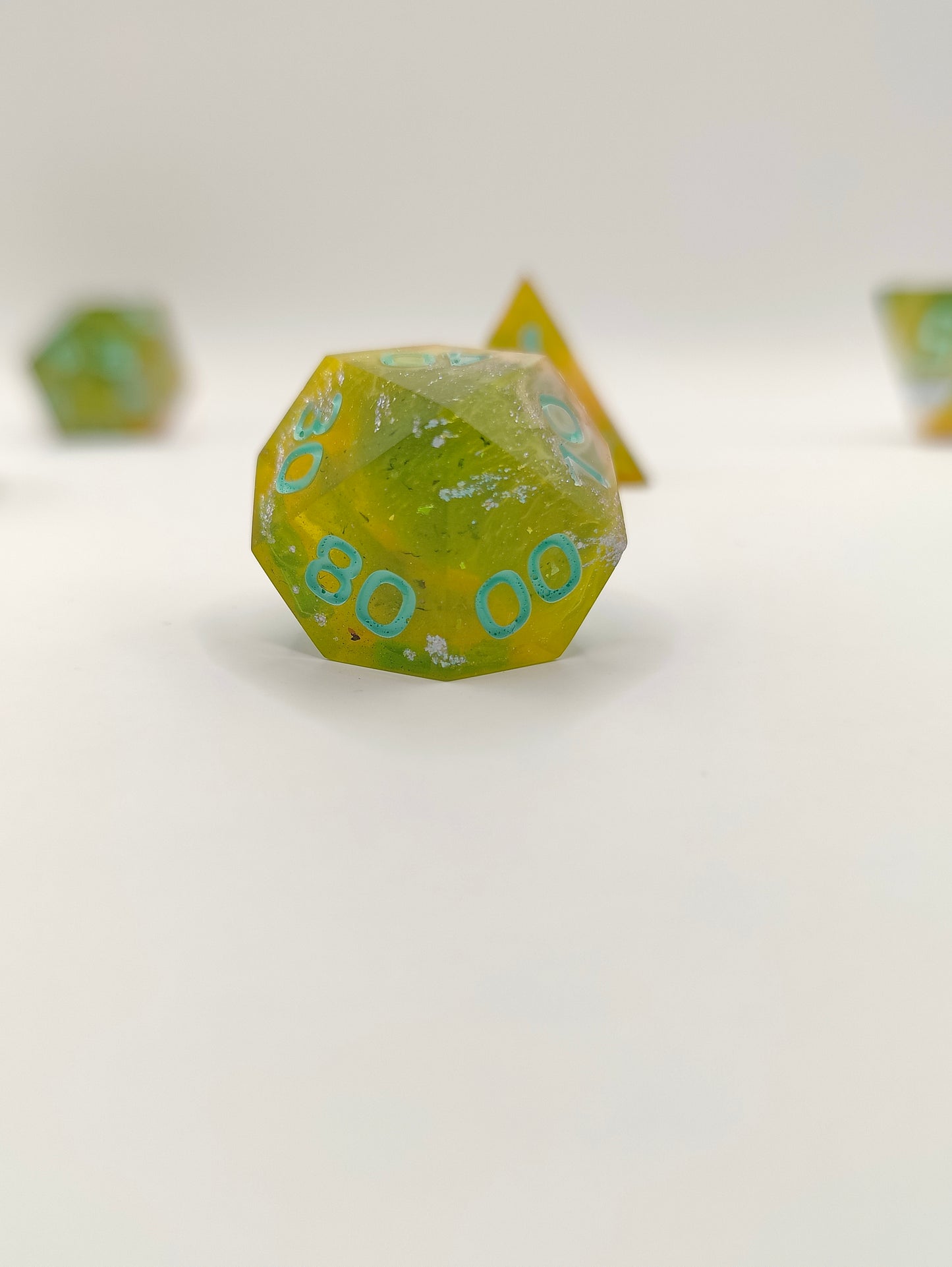 Handmade dice set: Pixie dust