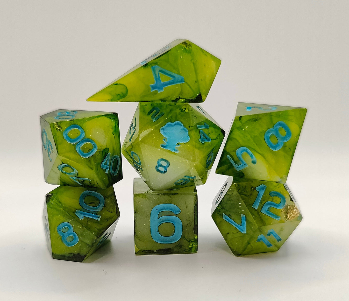 Mini dice set: Sprig of Spring