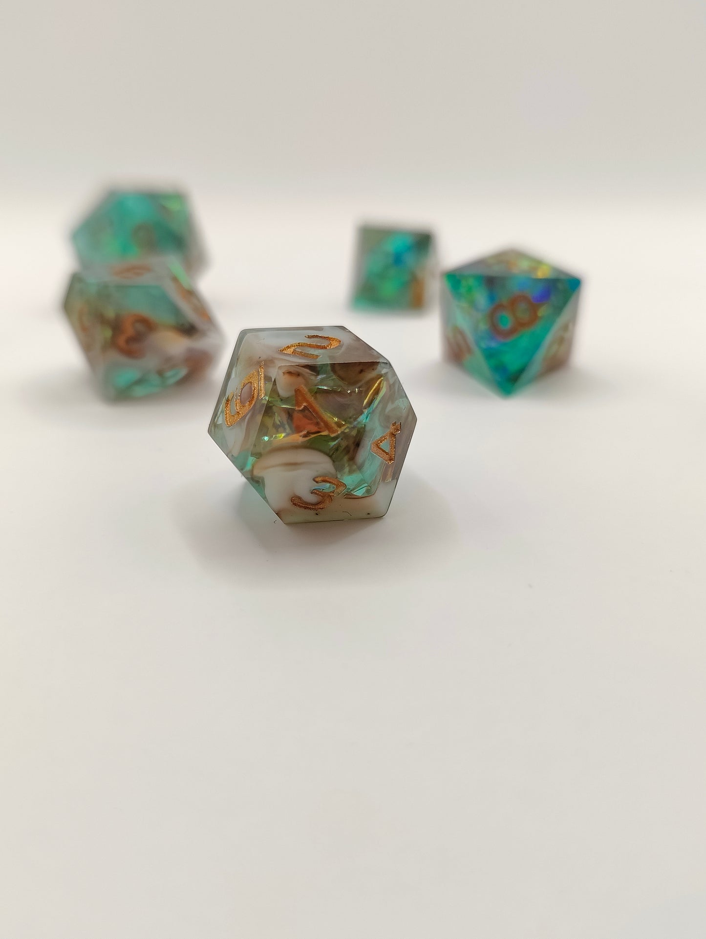 Mini dice set: Lagoon