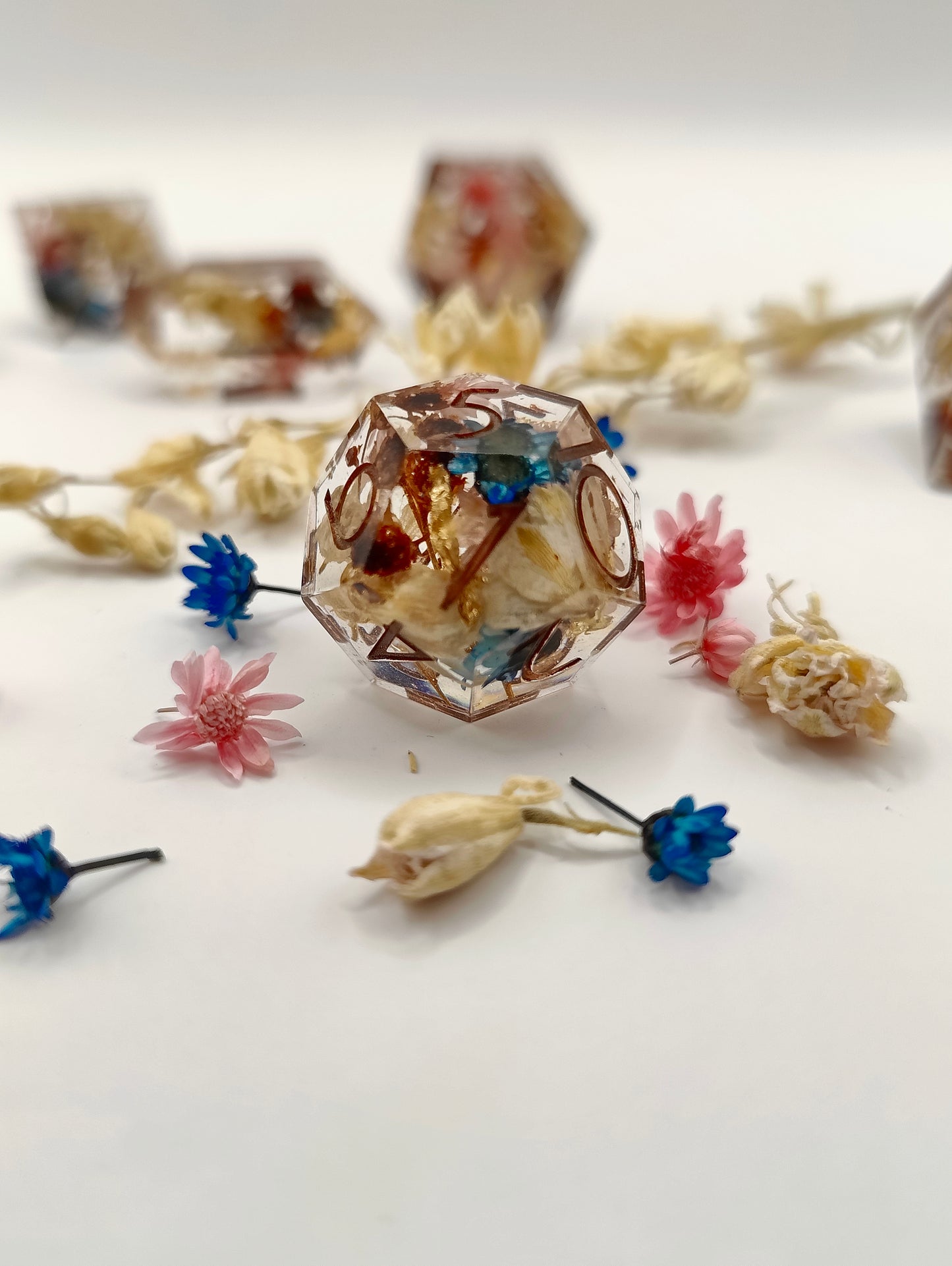 Handmade dice set: Royal wedding